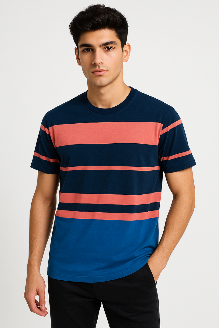 MEN T-SHIRT STRIPER