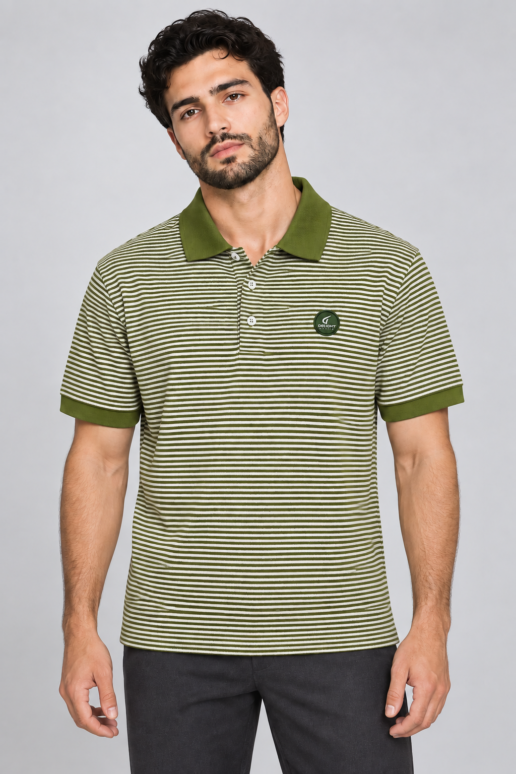 Men's Polo Yarn Dyed