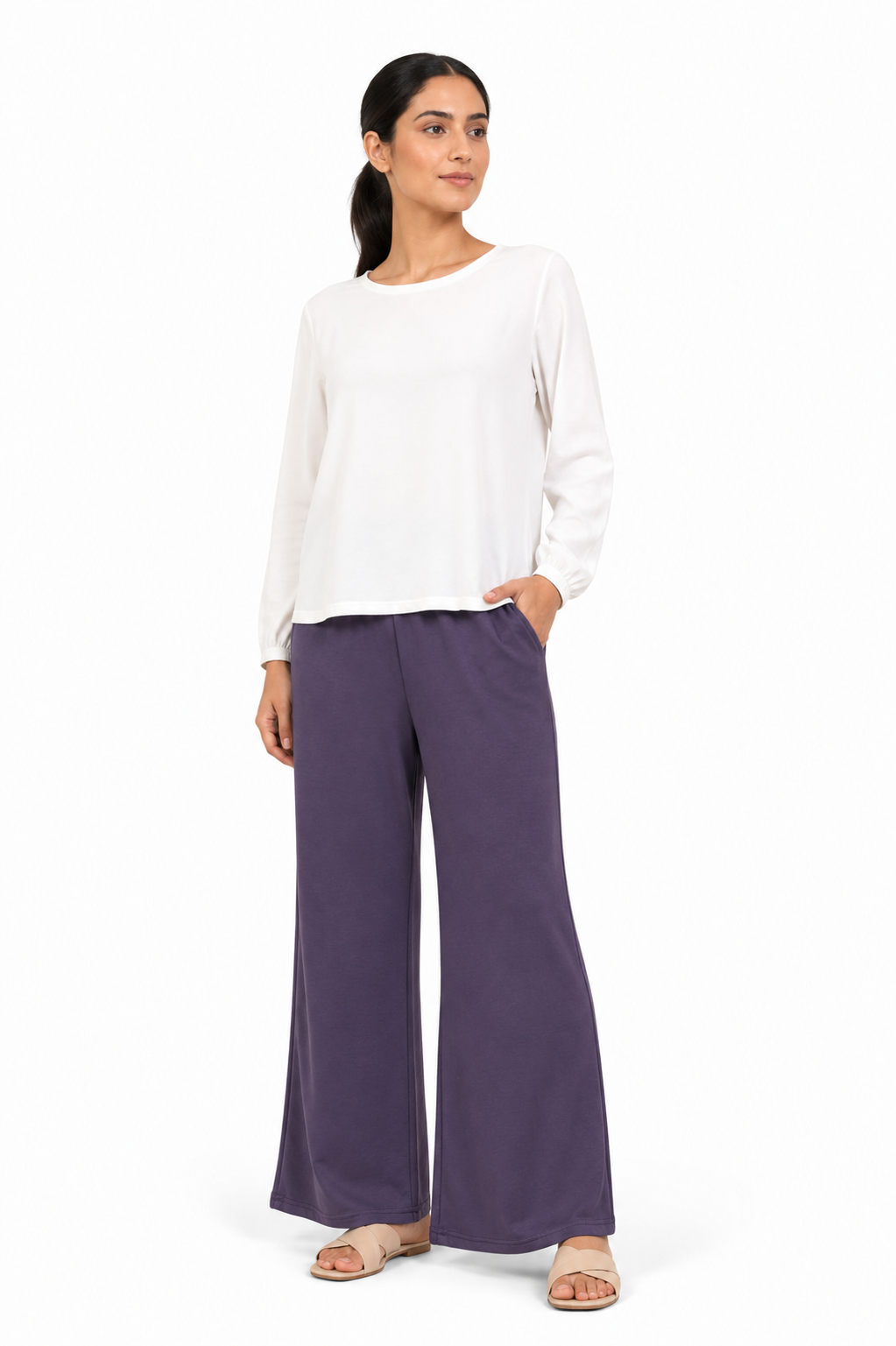 Modern Tailored Wide Leg Trouser