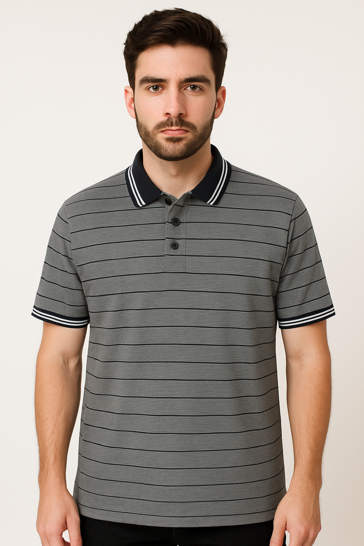 Men Polo Jacquard
