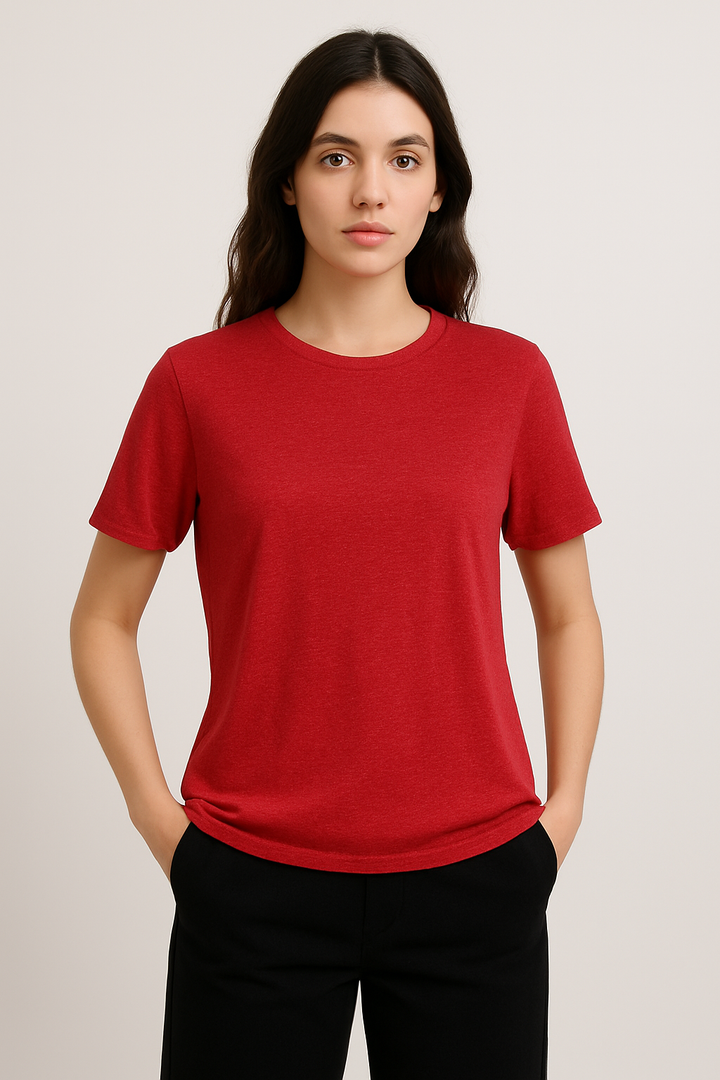 Women Melange T-shirt