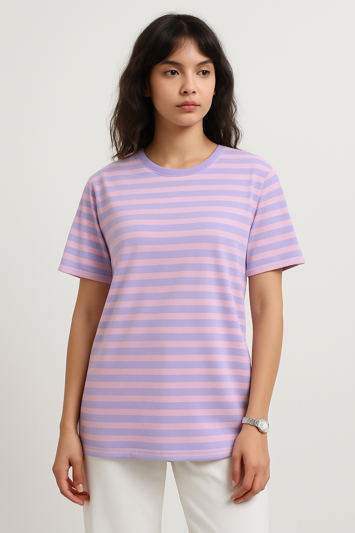 Women Striped T-Shirt