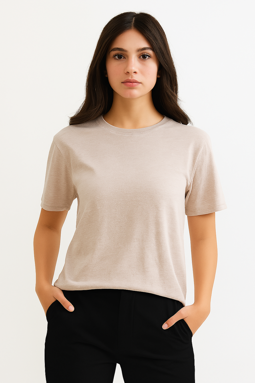 Women Melange T-shirt