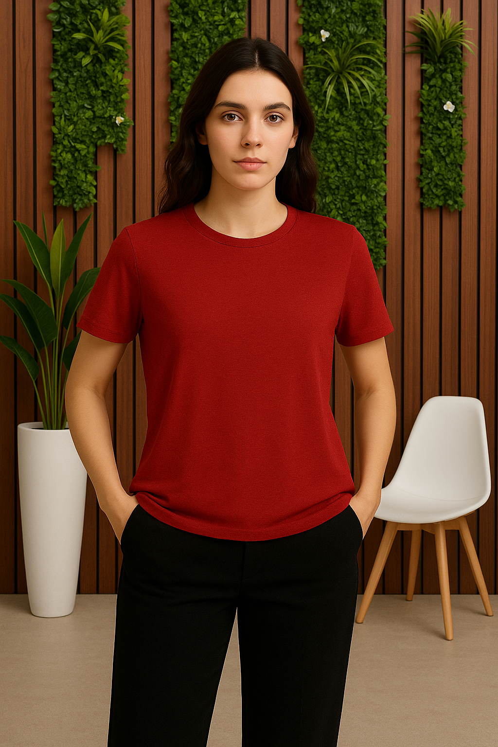 Women Melange T-shirt