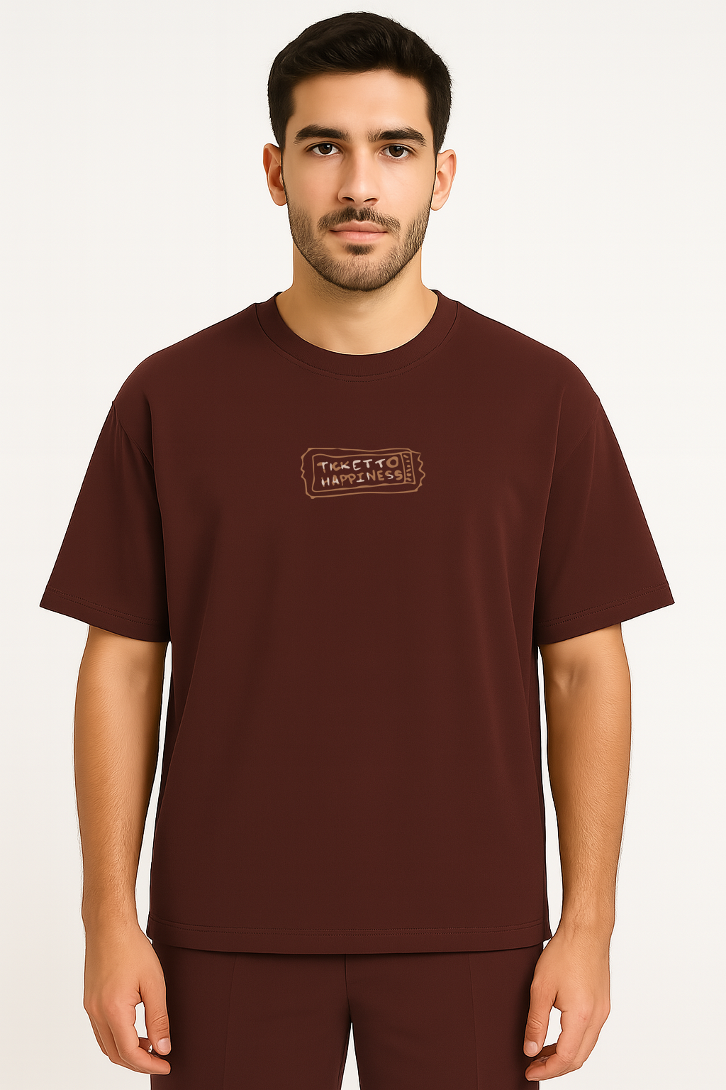 Men Dropshoulder T-shirt Graphics