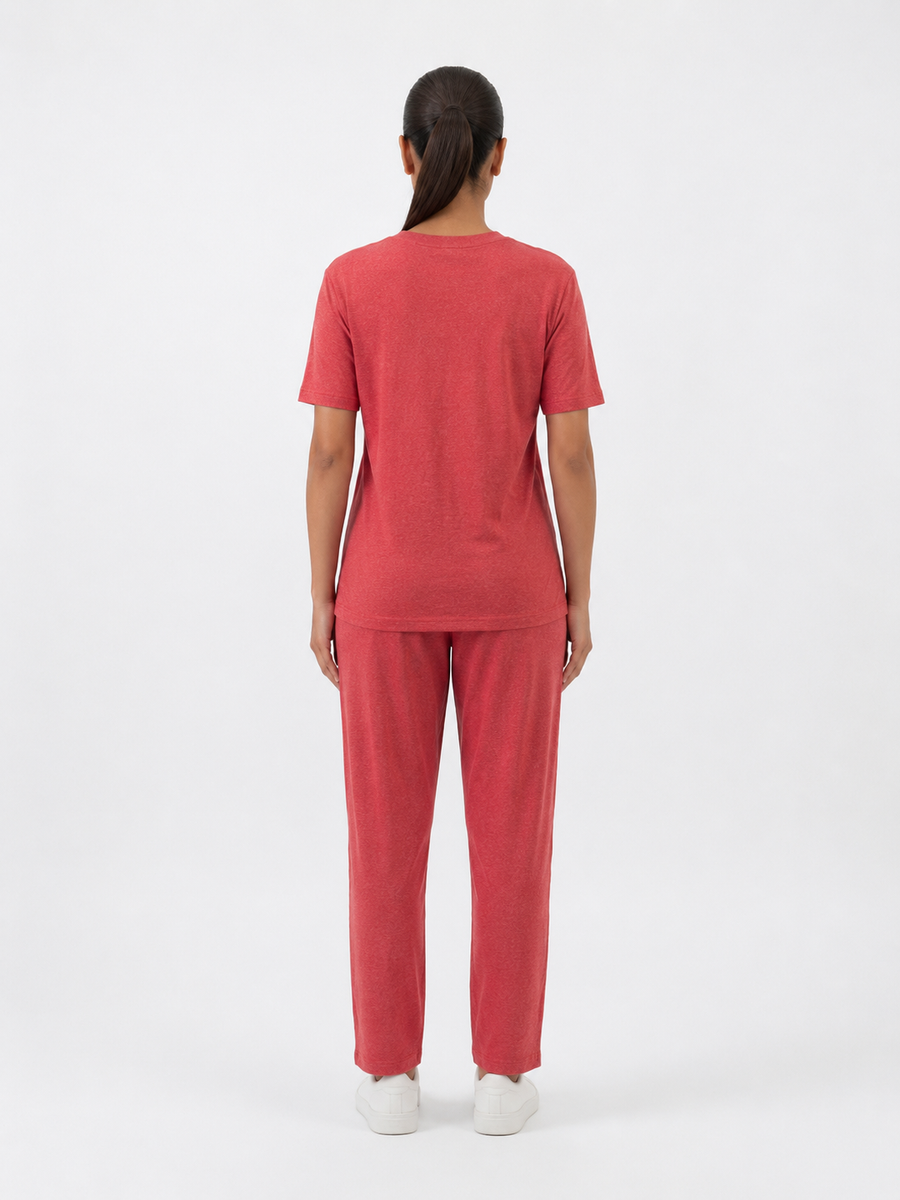Melange Wide-Leg Co-ord