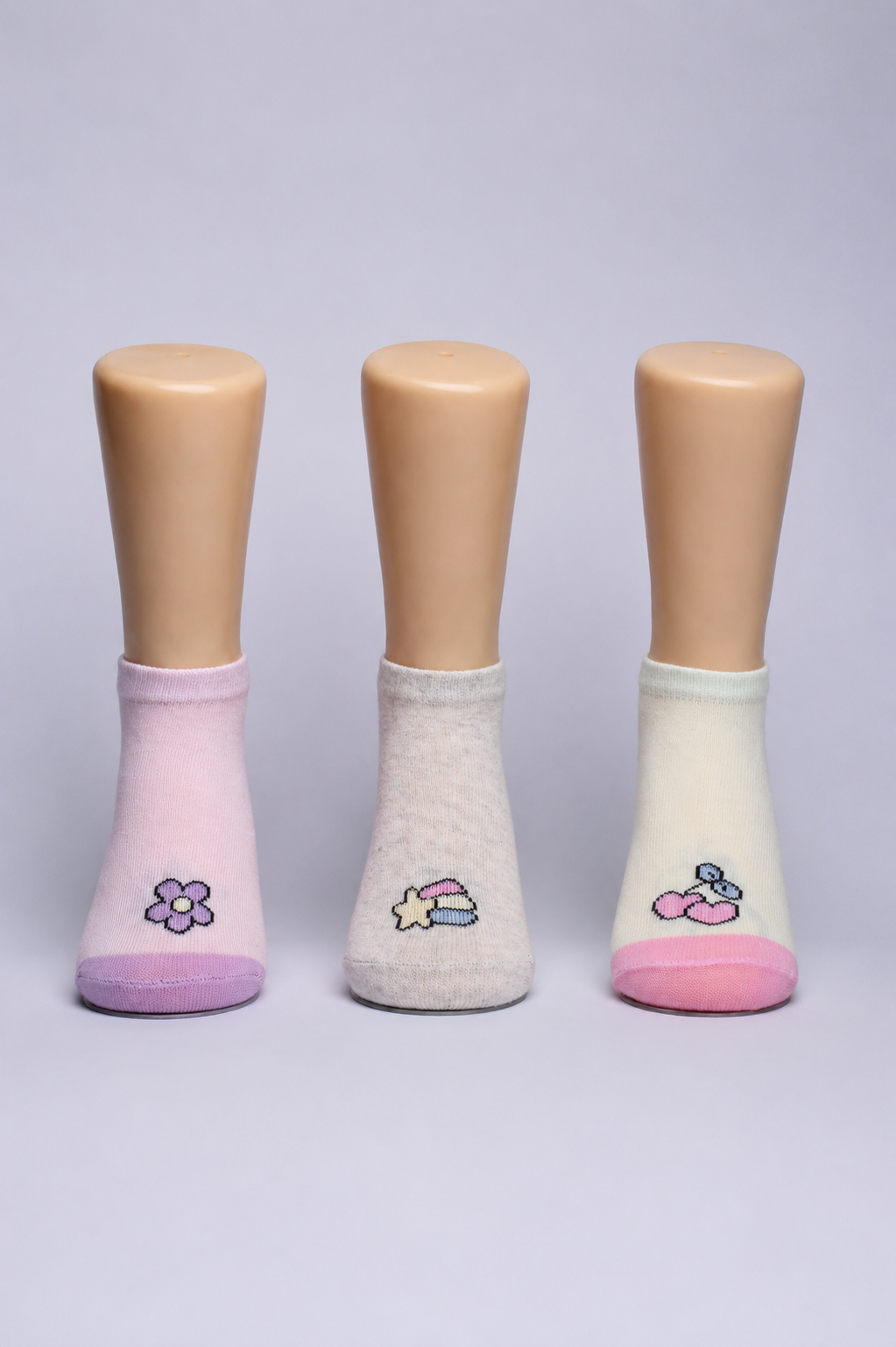 Little Stars & Bow Socks – Pack of 3