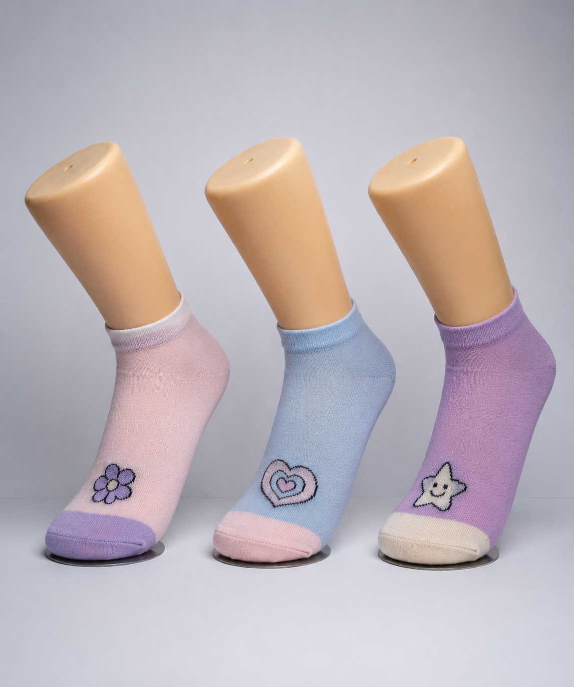 Little Stars & Bow Socks – Pack of 3