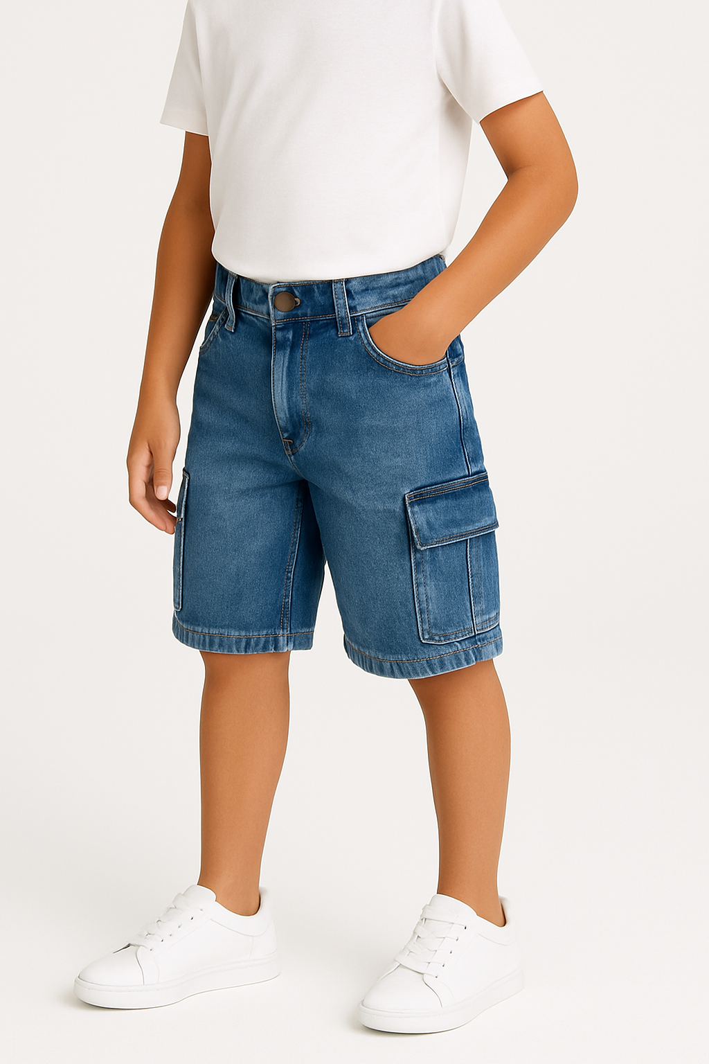 Boys Cargo Bermuda Random Wash