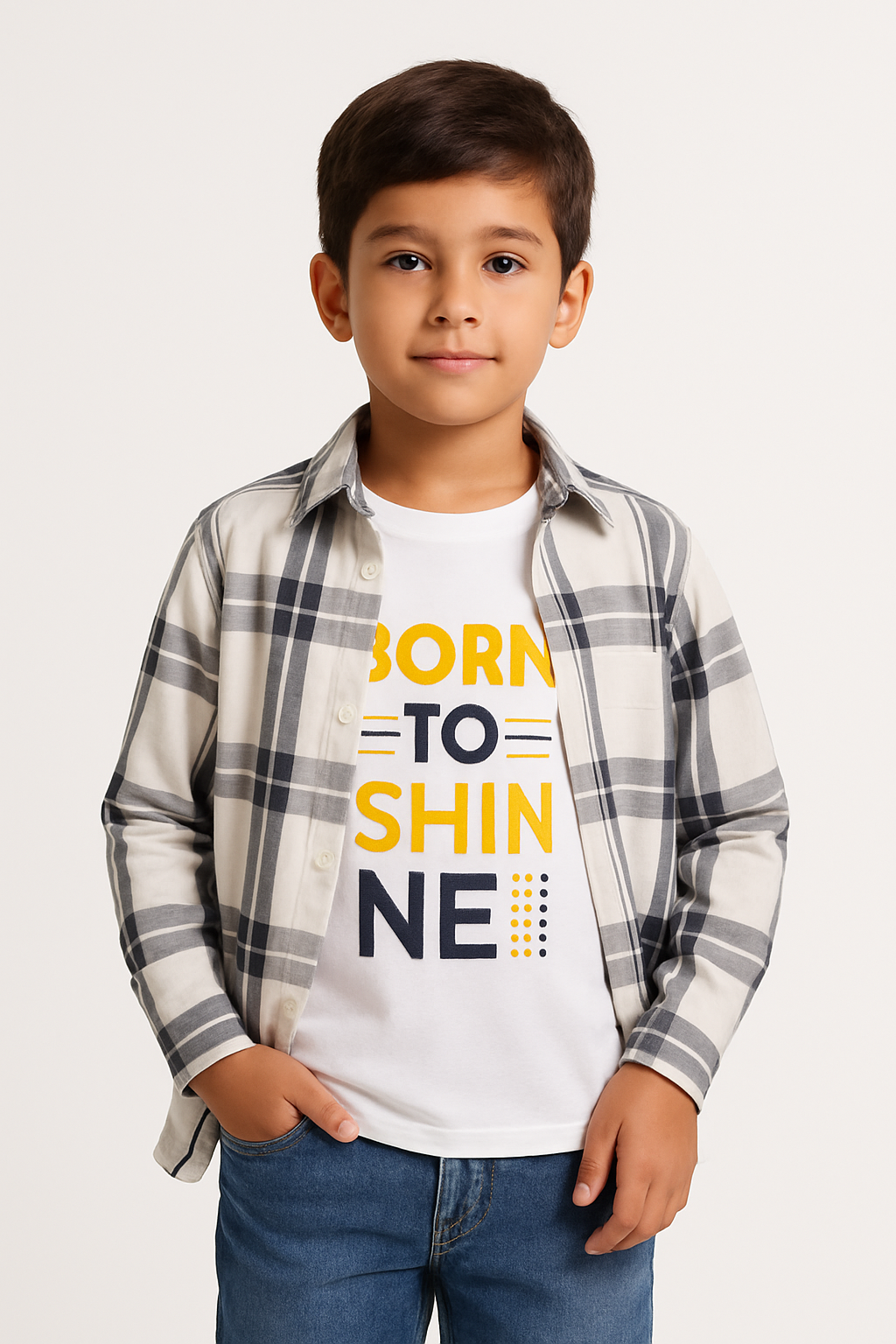 Casual Double Shirt Check