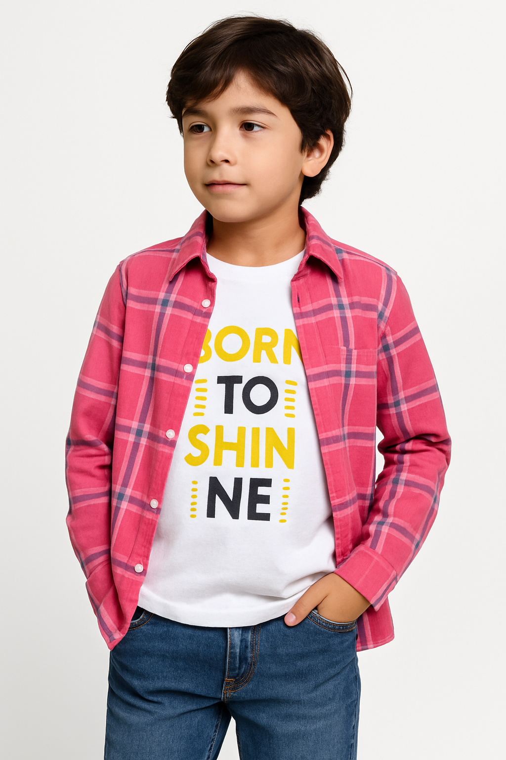 Casual Double Shirt Check