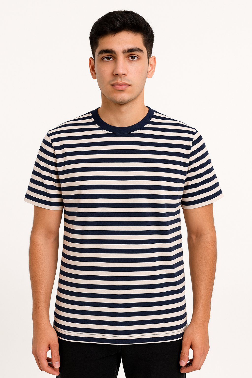 Men striped T-shirt