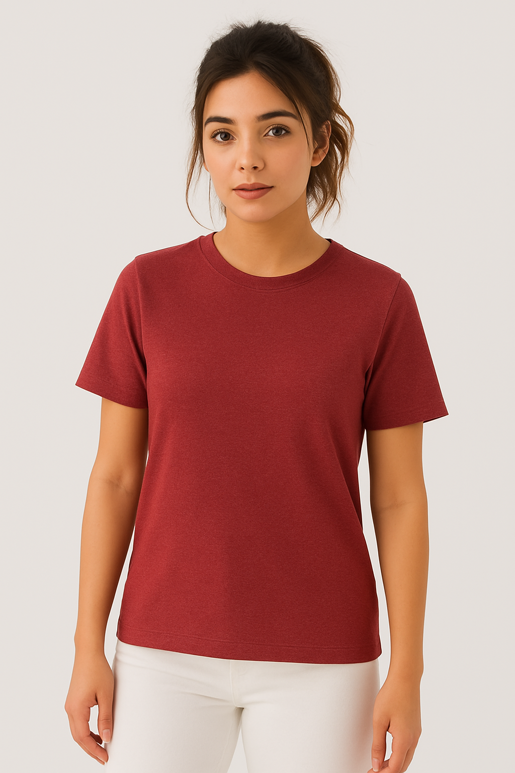 Women Melange T-shirt