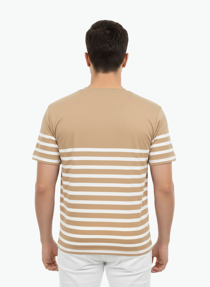 Men T-shirt Striper