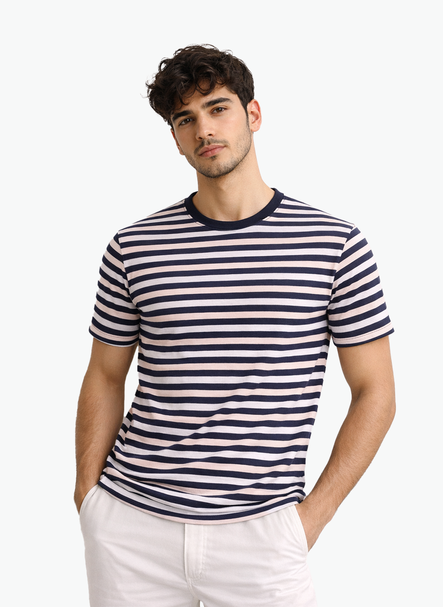 Men Striped T-shirt