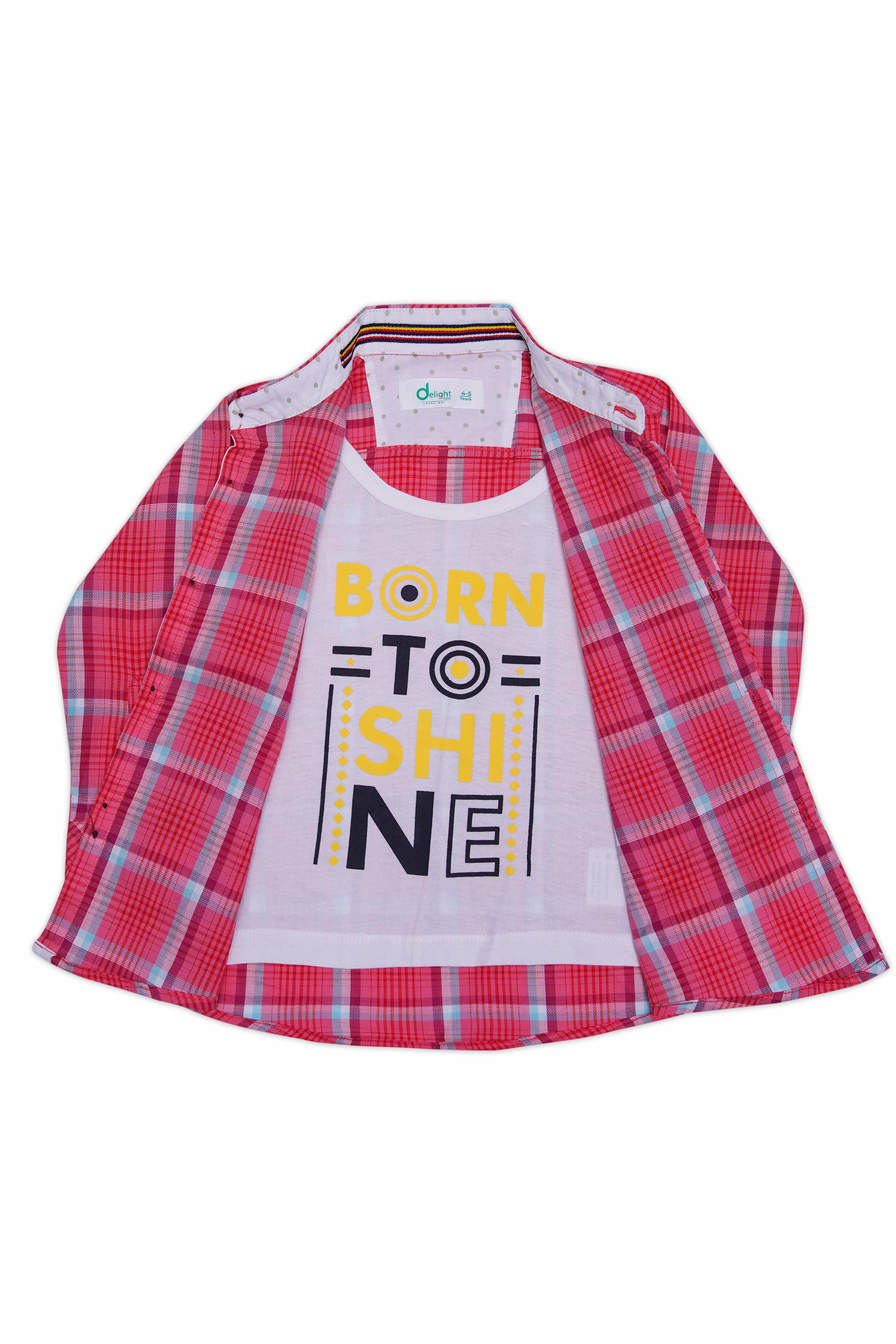 Casual Double Shirt Check