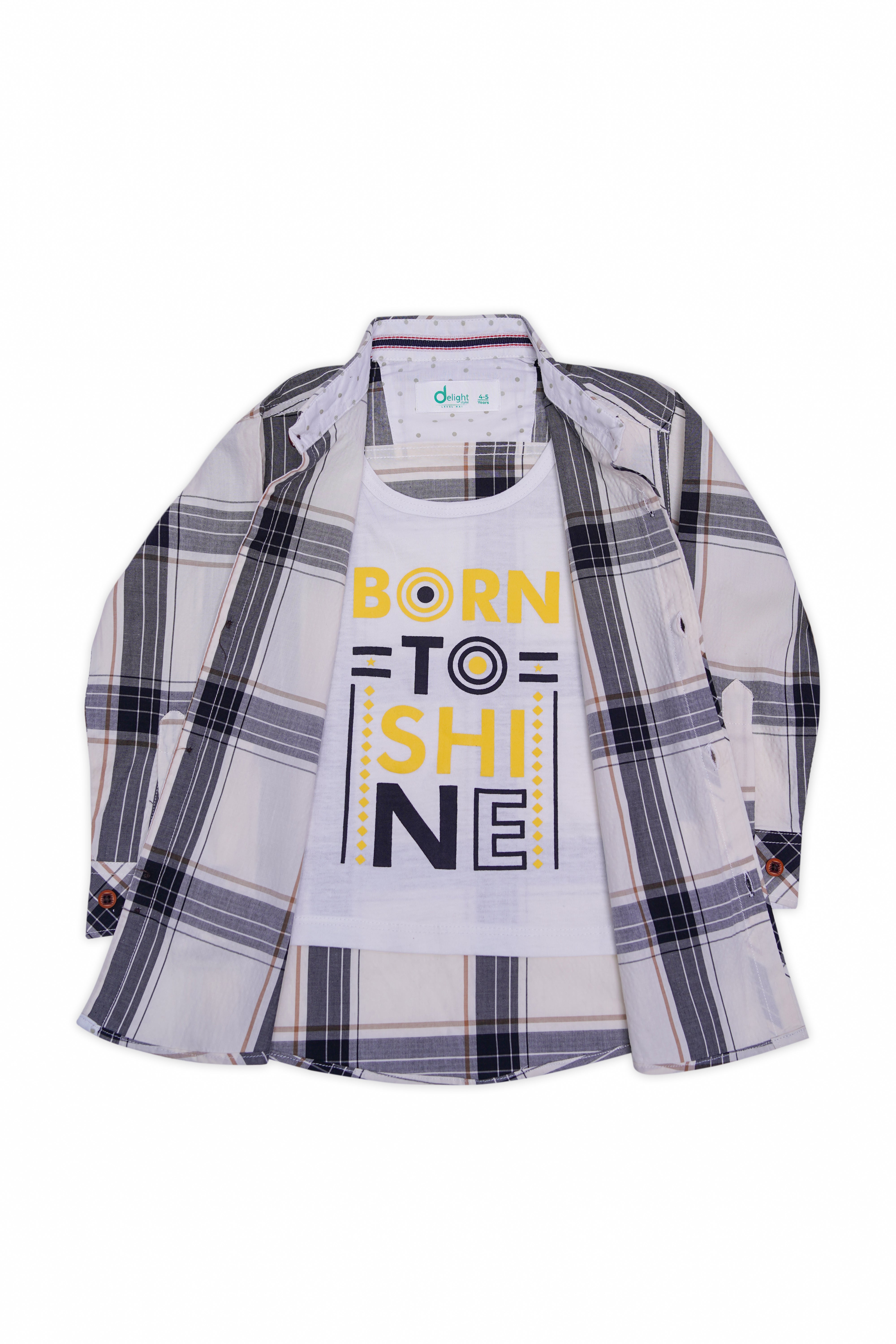 Casual Double Shirt Check