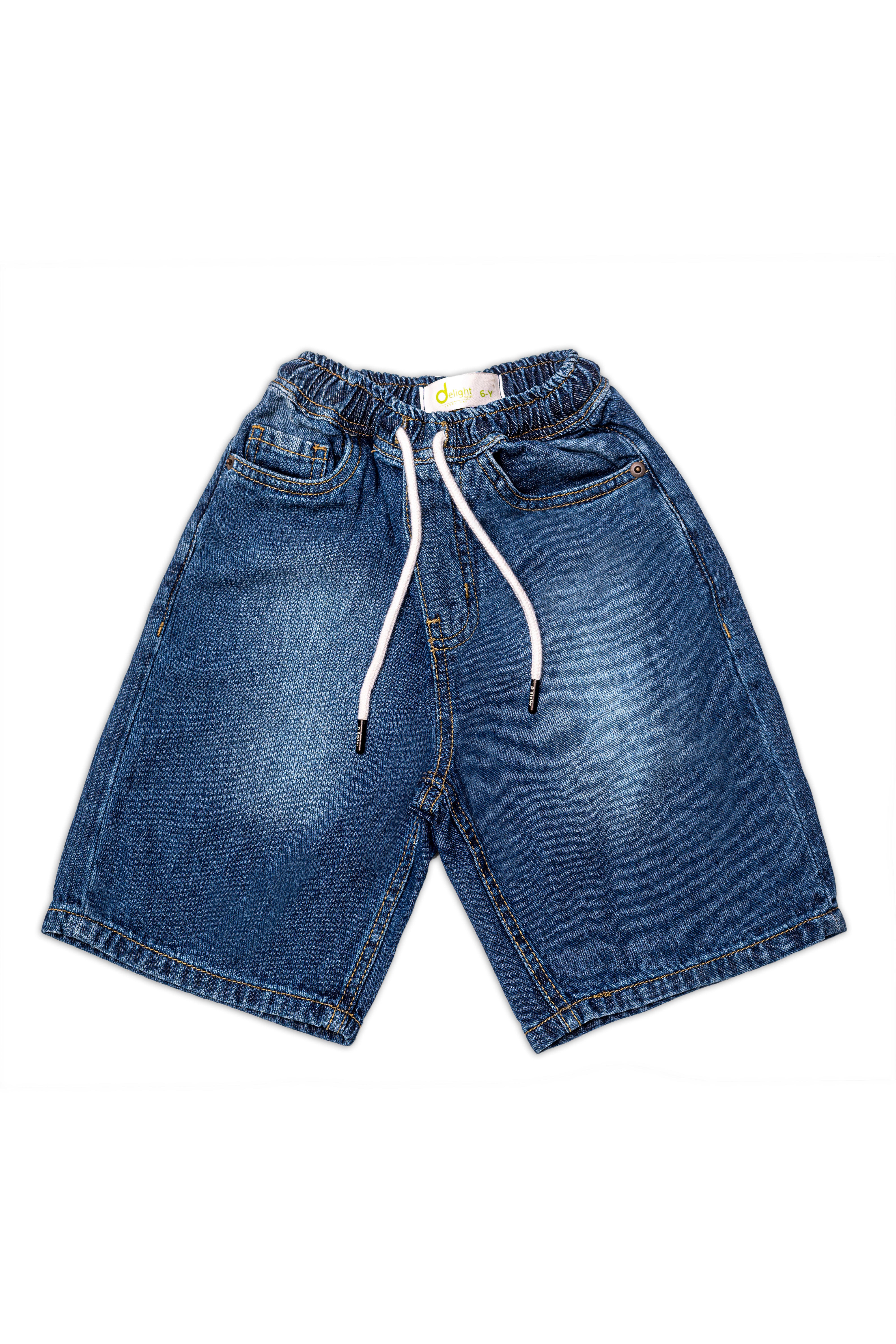 Boys Bermuda With Cord Regular Medium  Wash