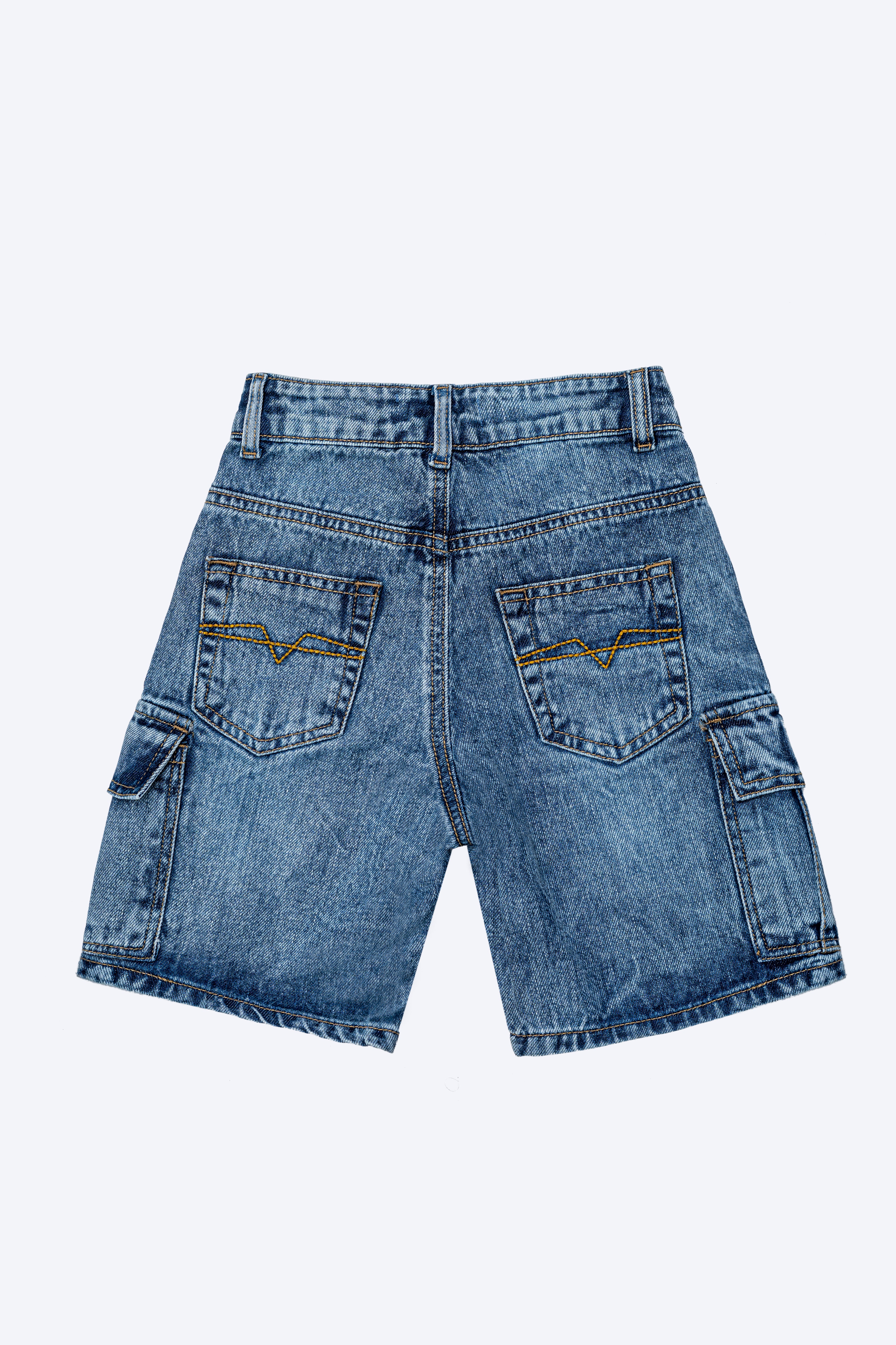 Boys Cargo Bermuda Random Wash