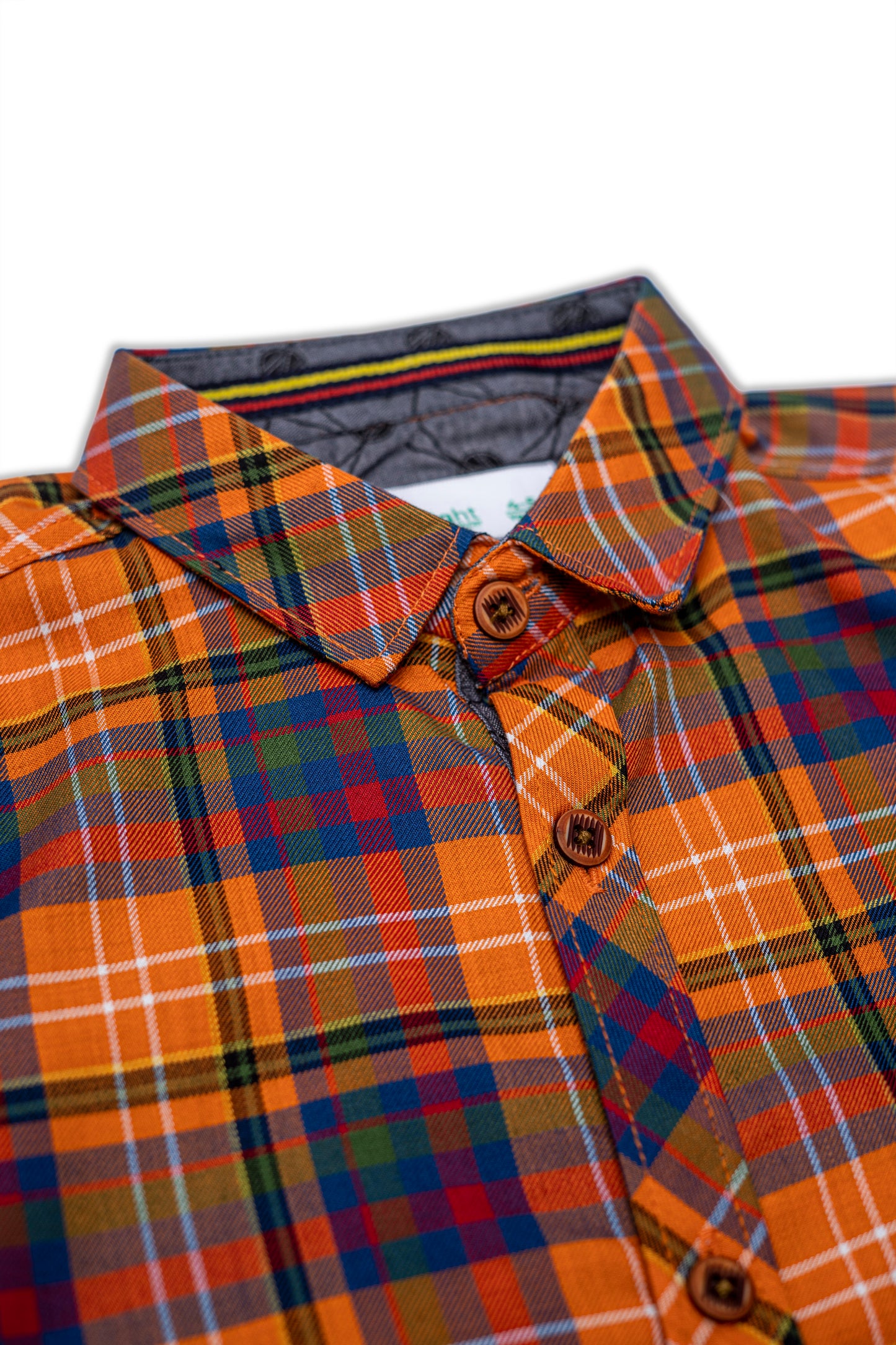 Casual shirts Wood logo Orange