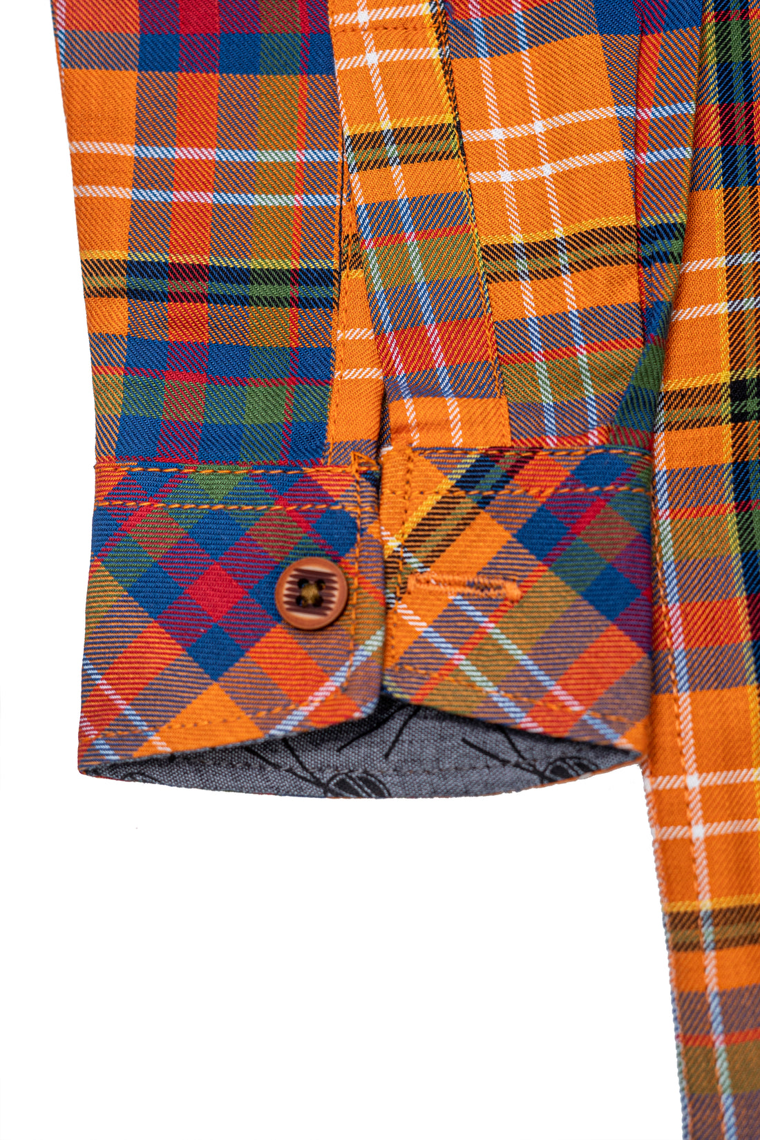Casual shirts Wood logo Orange