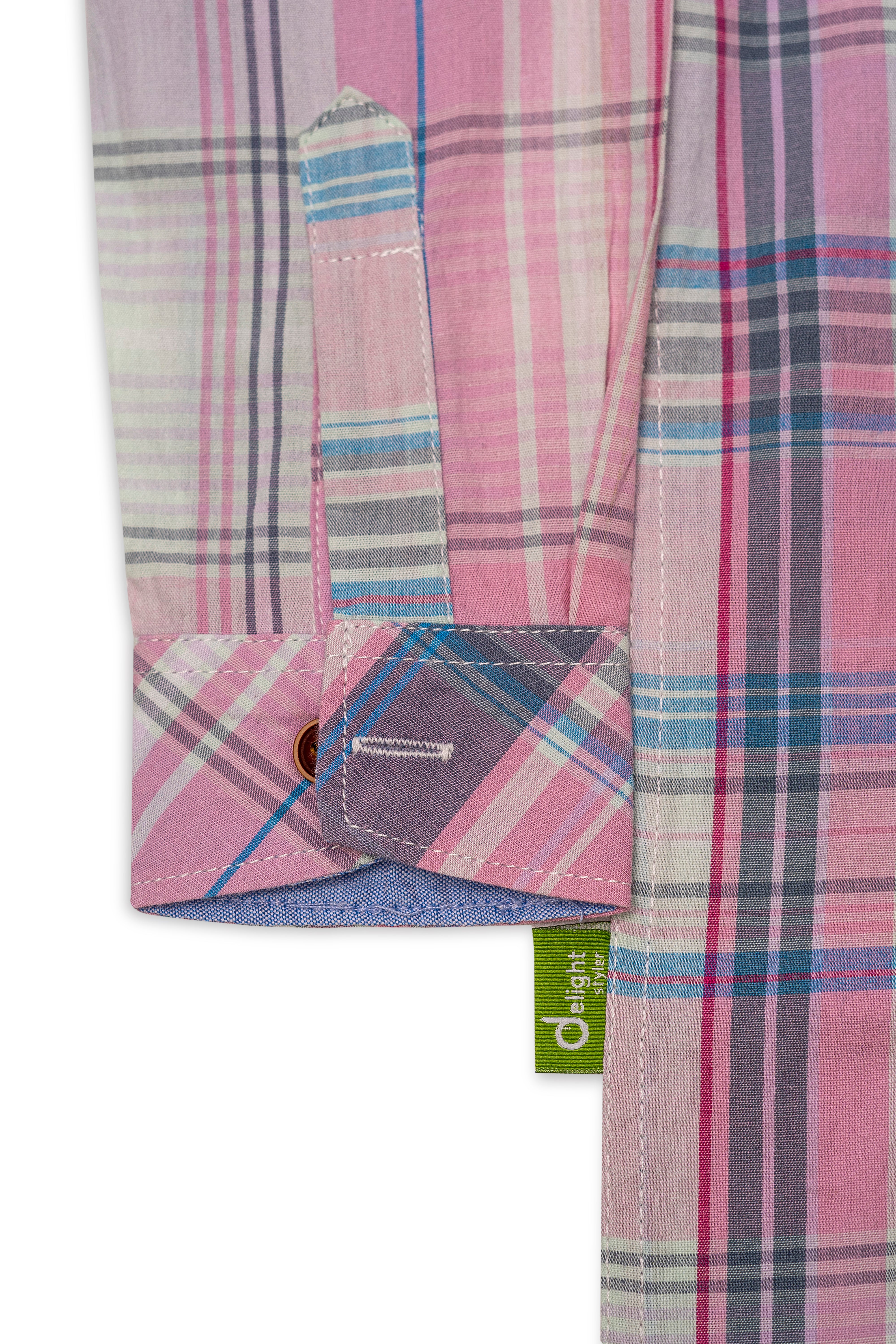 Casual shirts Wood logo Light Pink