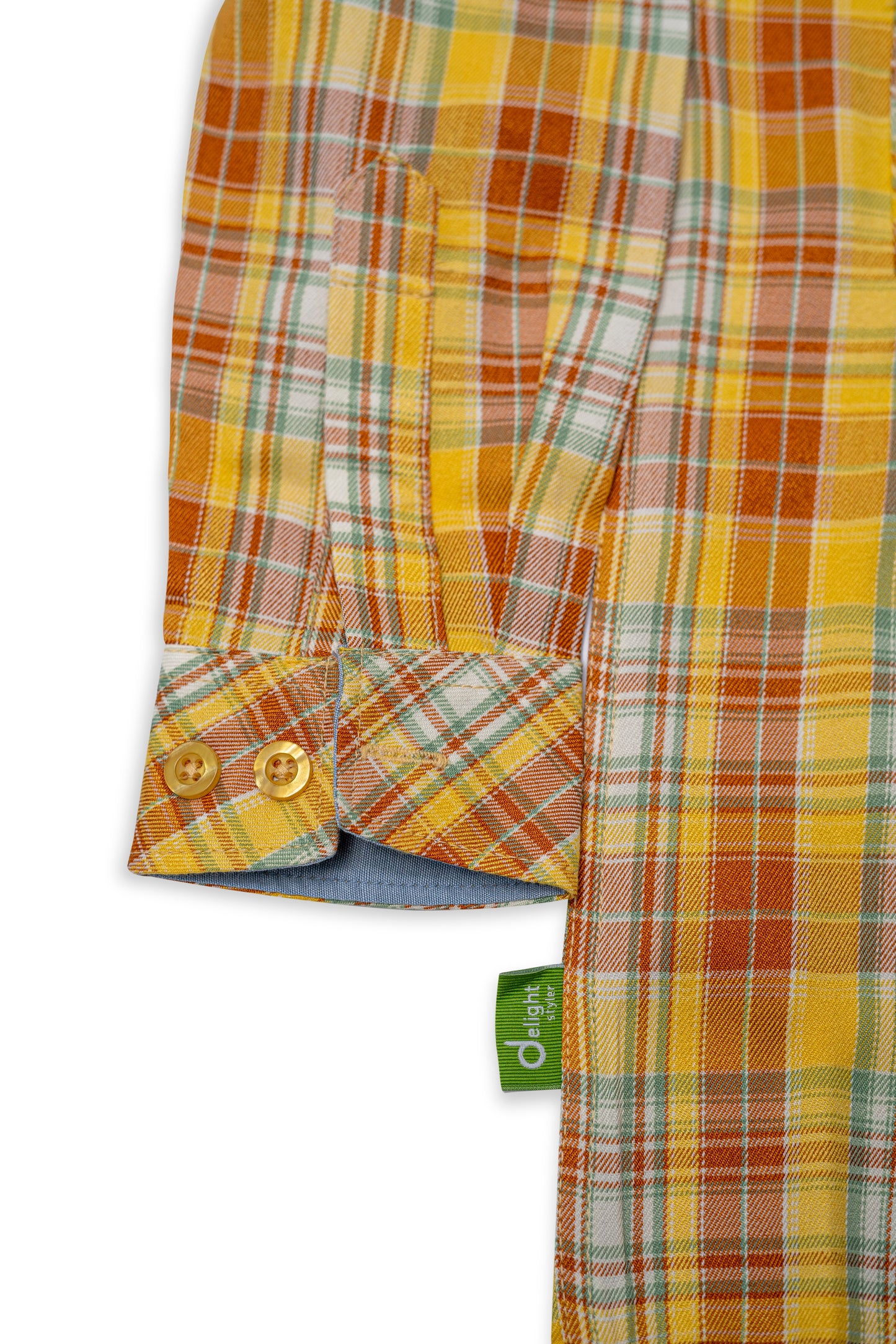 Casual shirt Double Pocket Yellow
