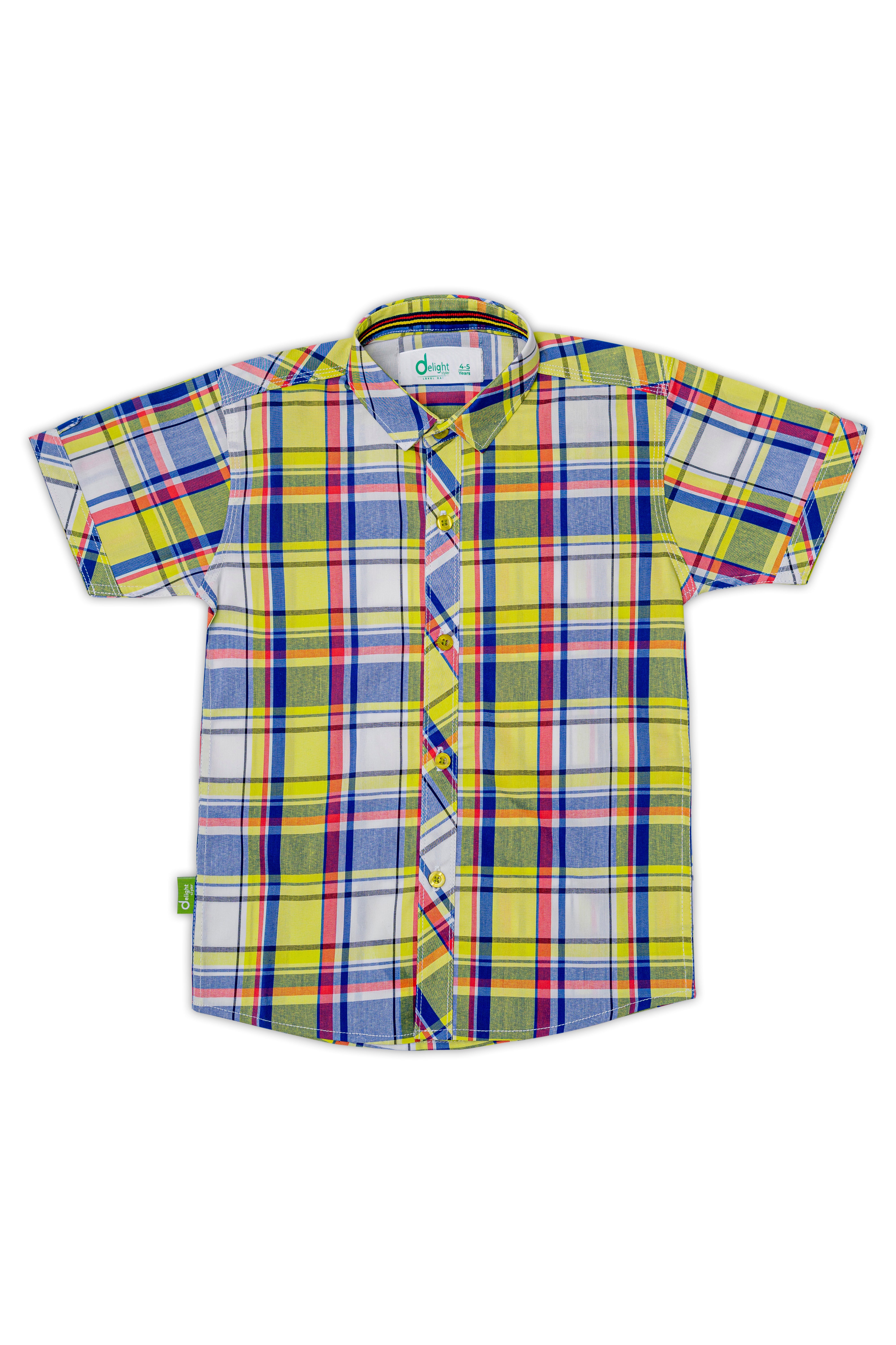 Half Sleeve Casual shirt Parrot Check