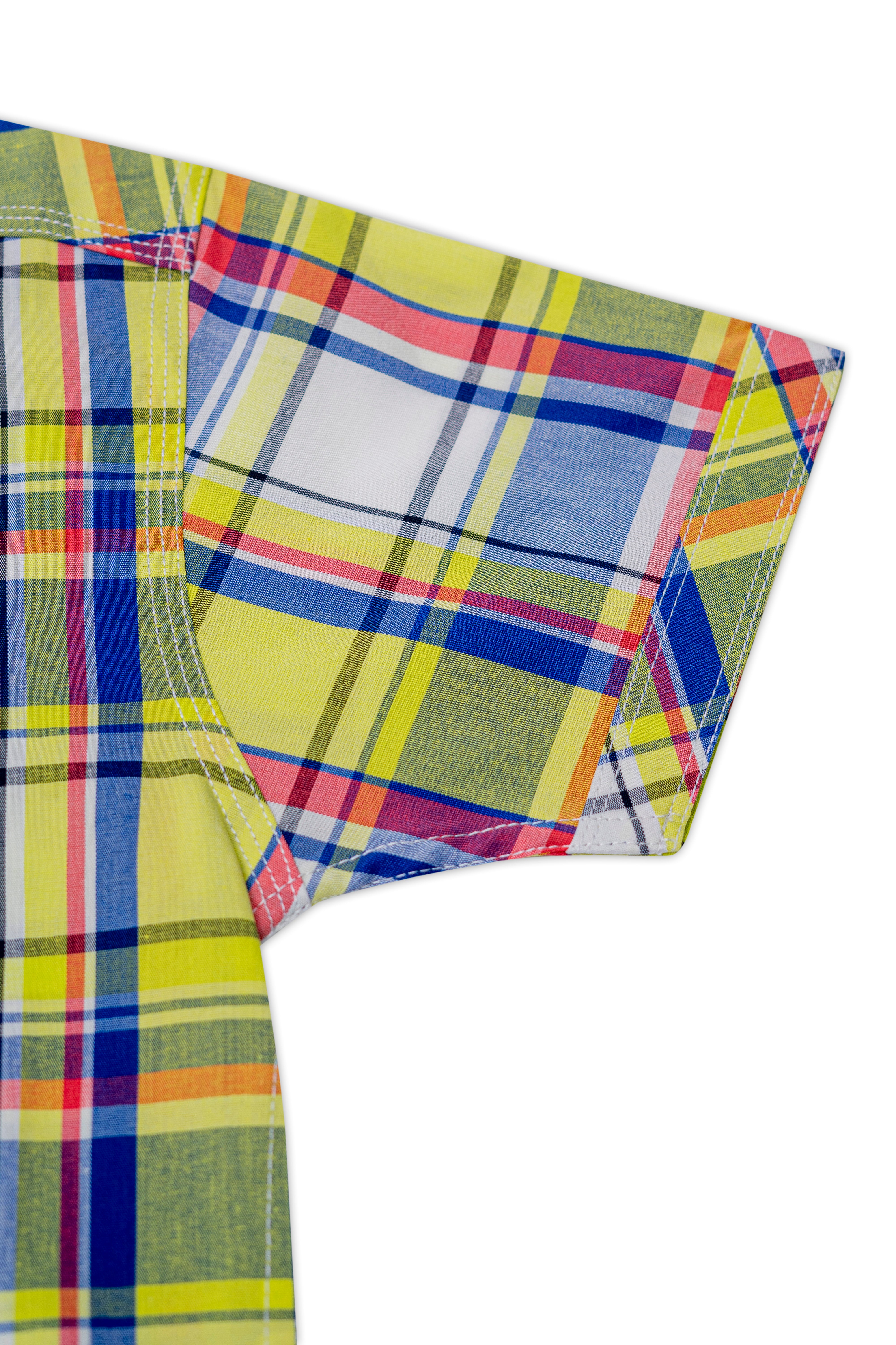 Half Sleeve Casual shirt Parrot Check