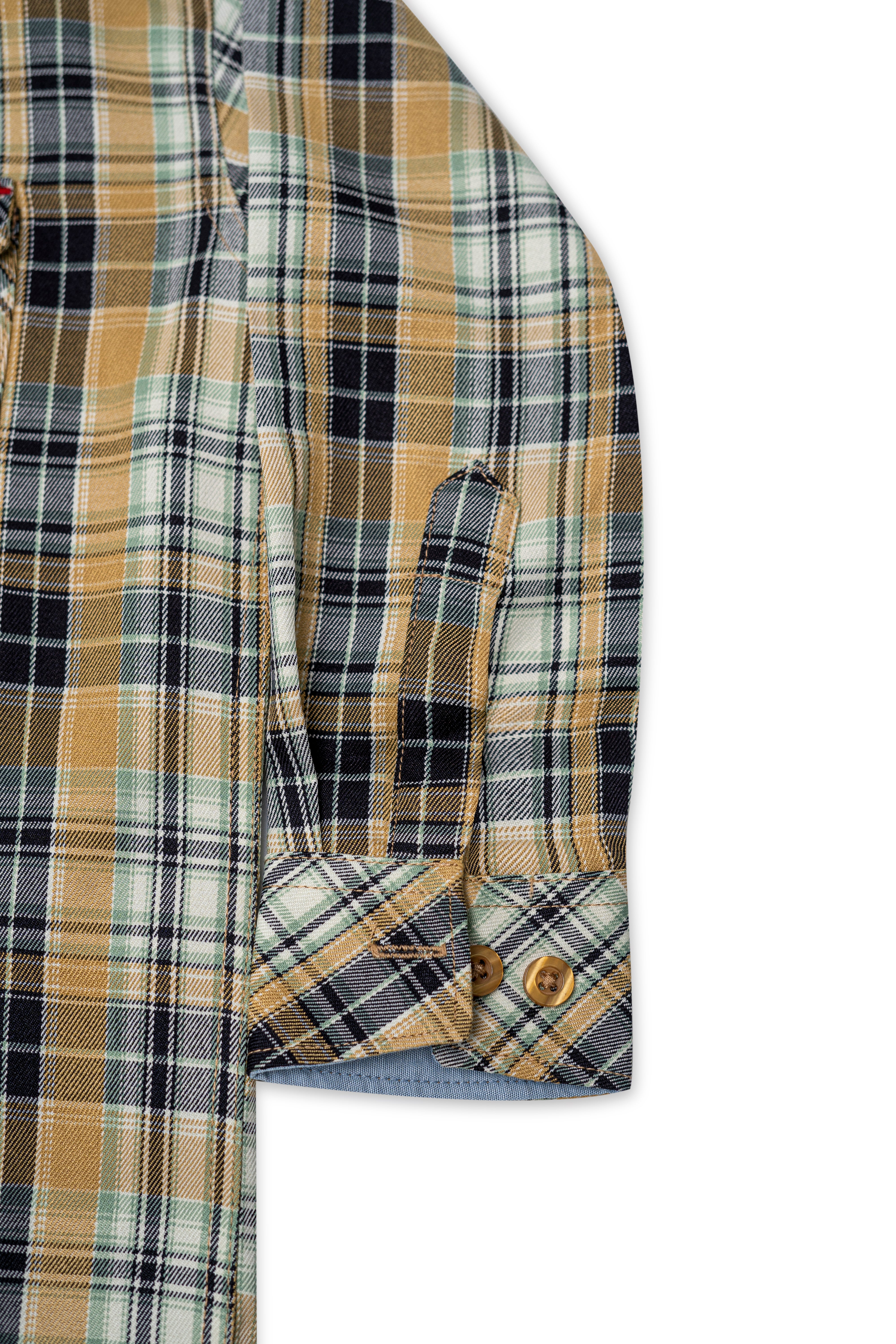 Casual Shirt Double Pocket Black