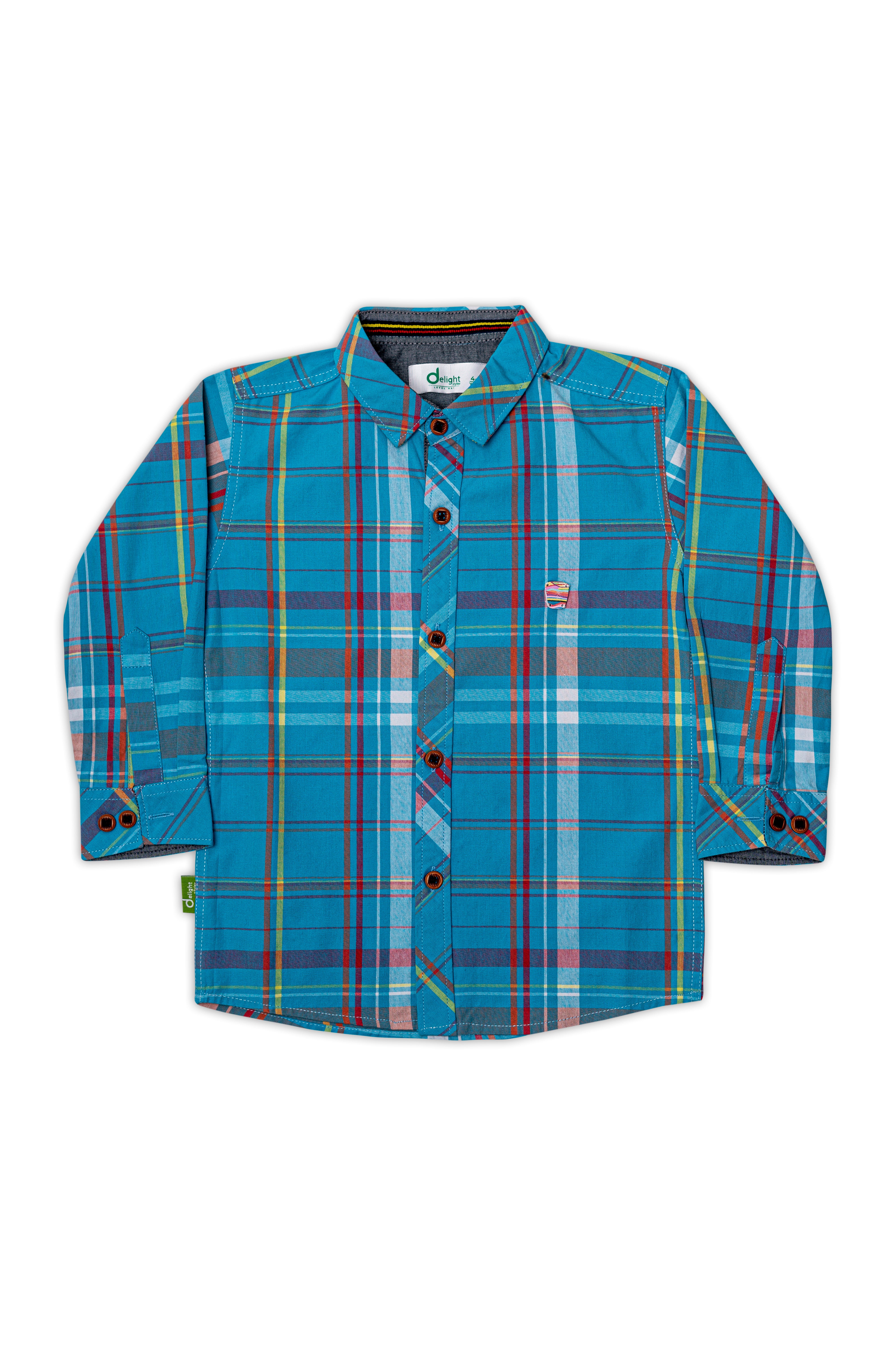 Casual Shirt Wood logo Ferozi