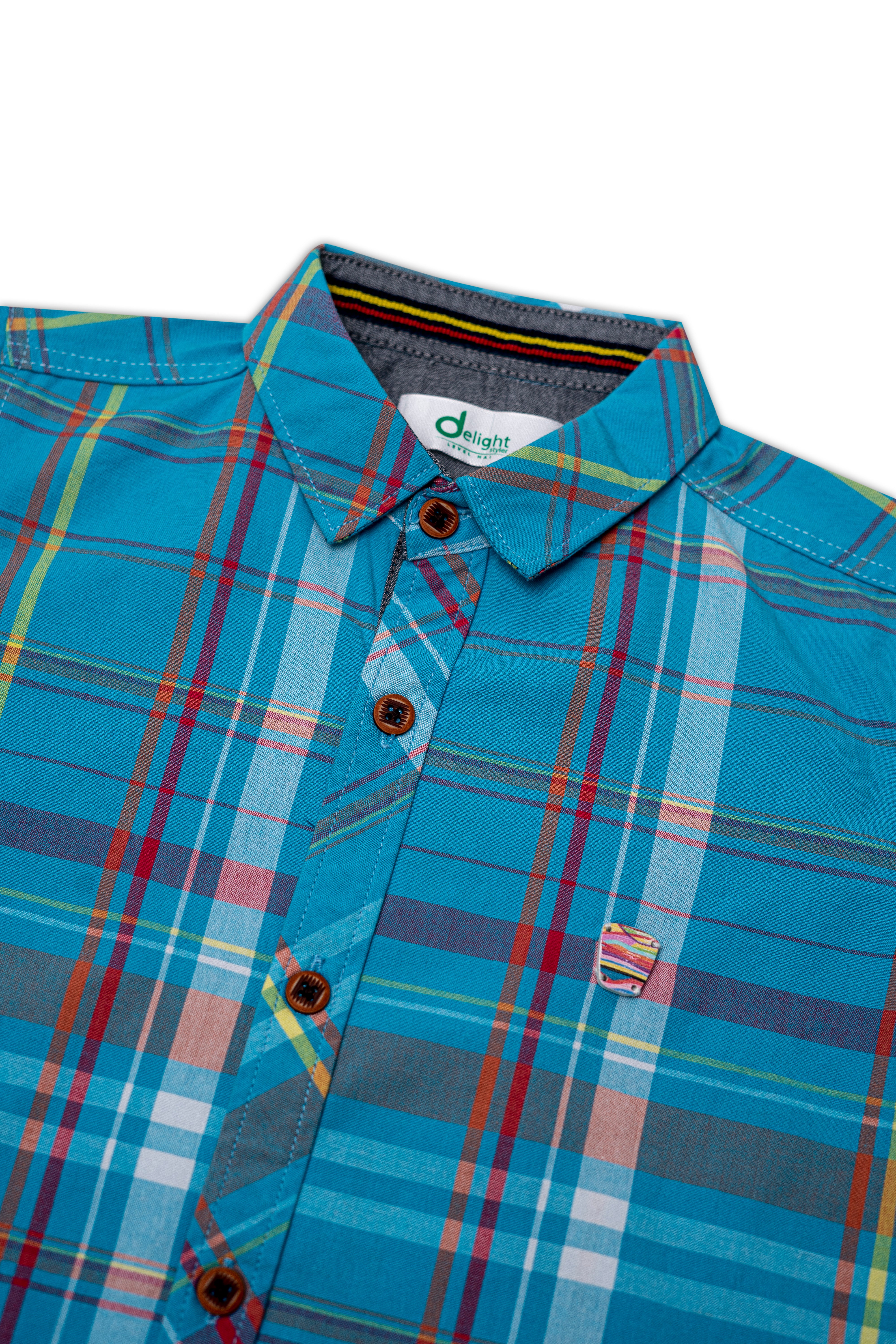 Casual Shirt Wood logo Ferozi