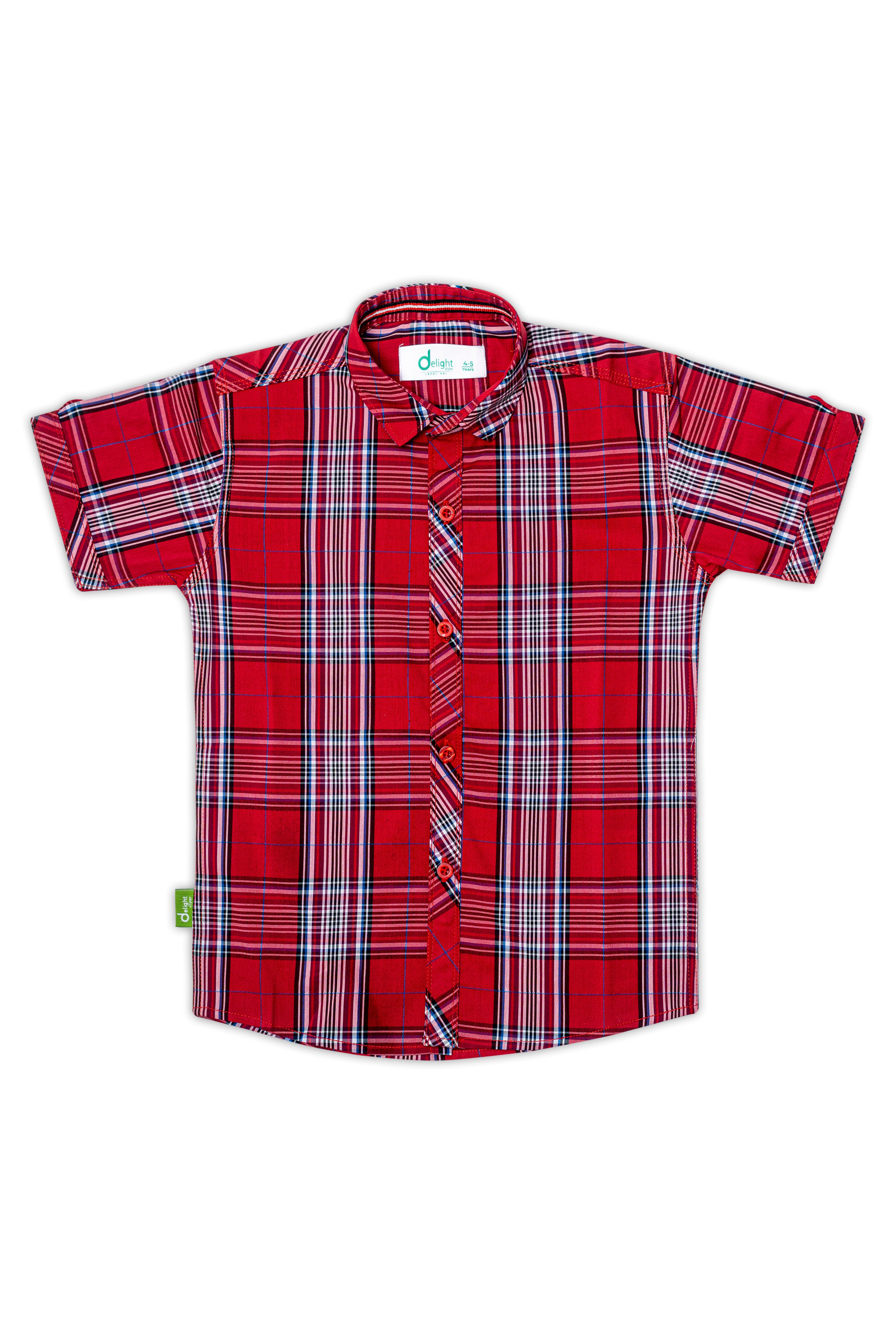 Half Sleeves Casual shirt Red check