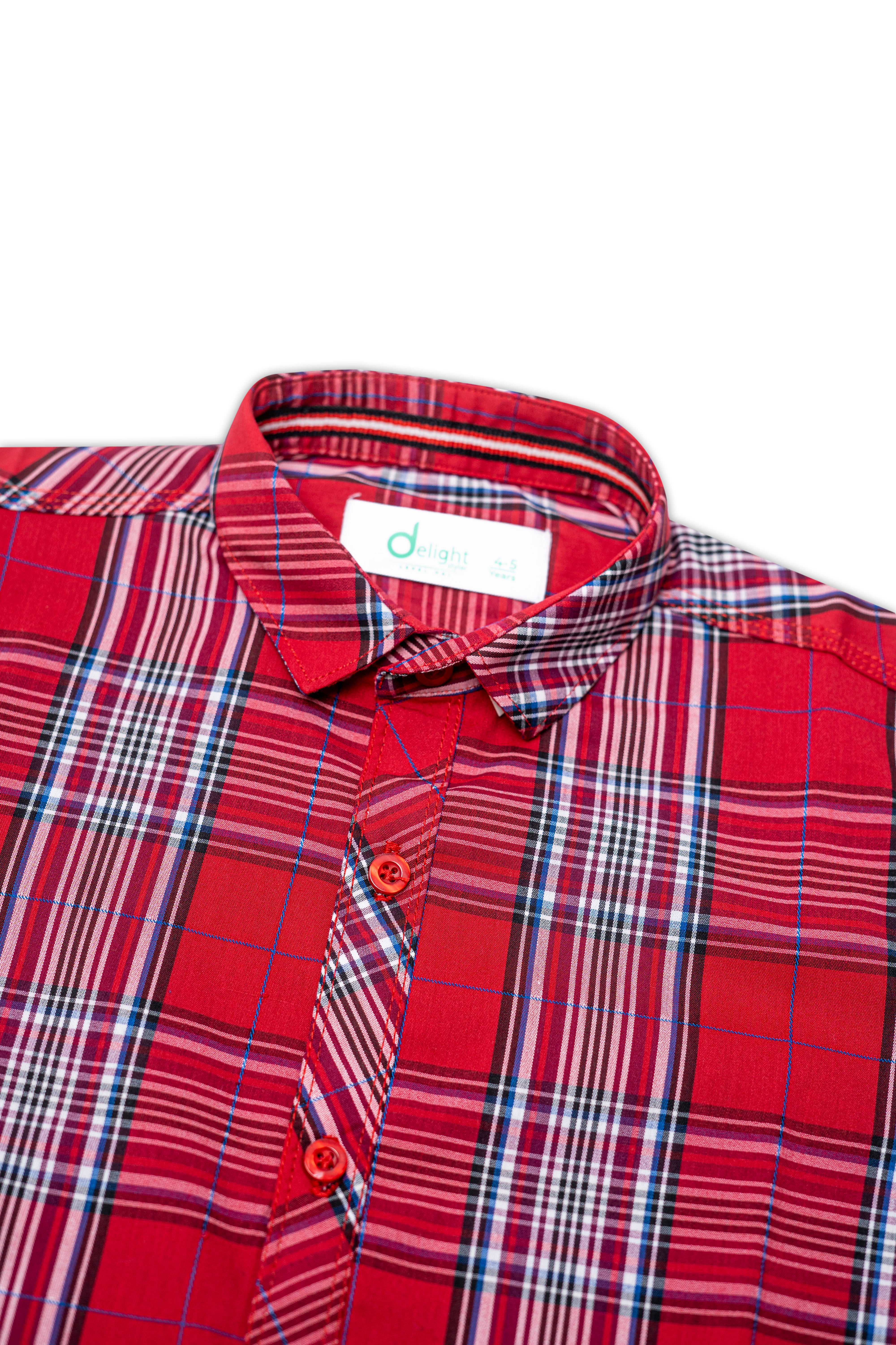 Half Sleeves Casual shirt Red check