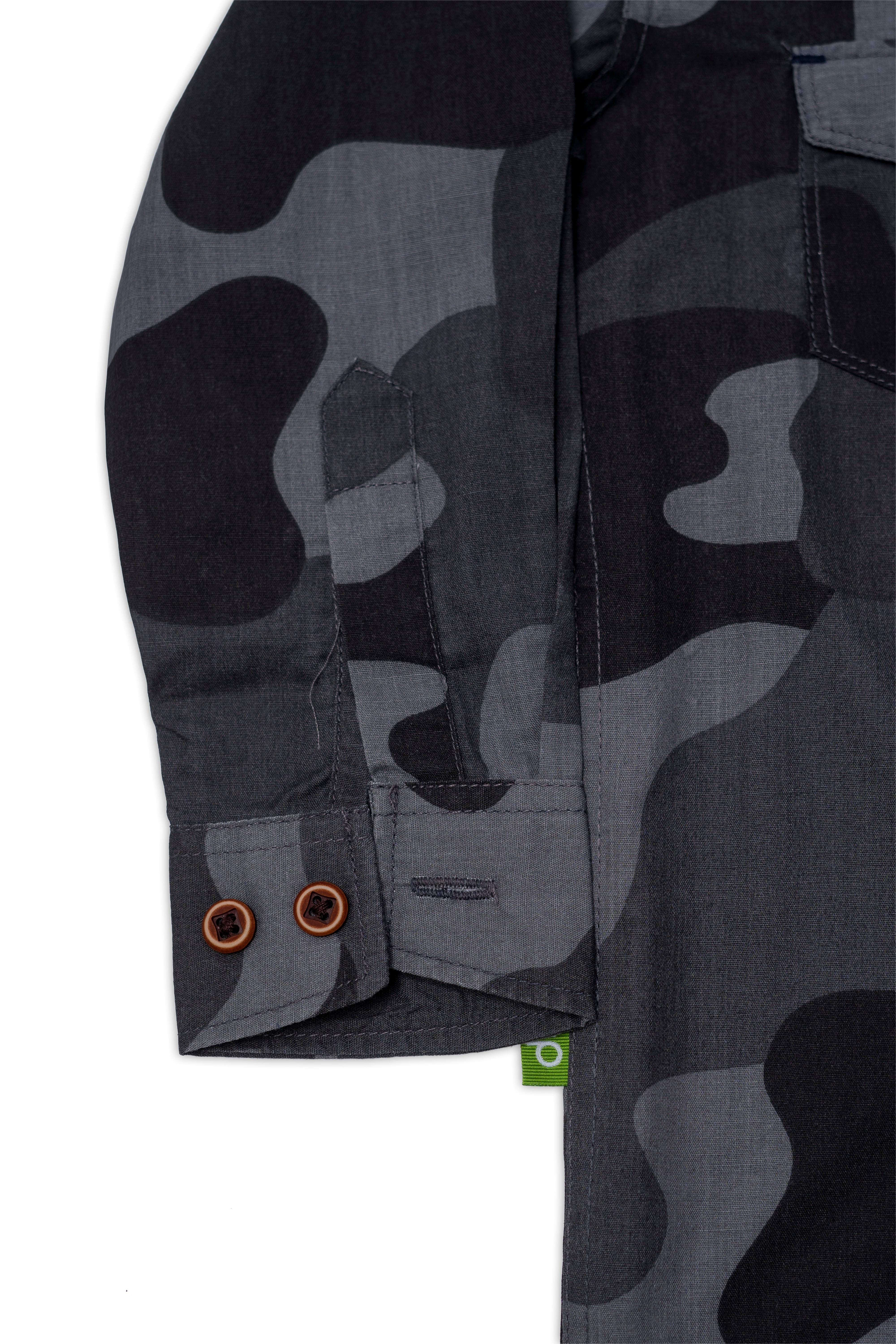 Camouflage Casual Shirt Black
