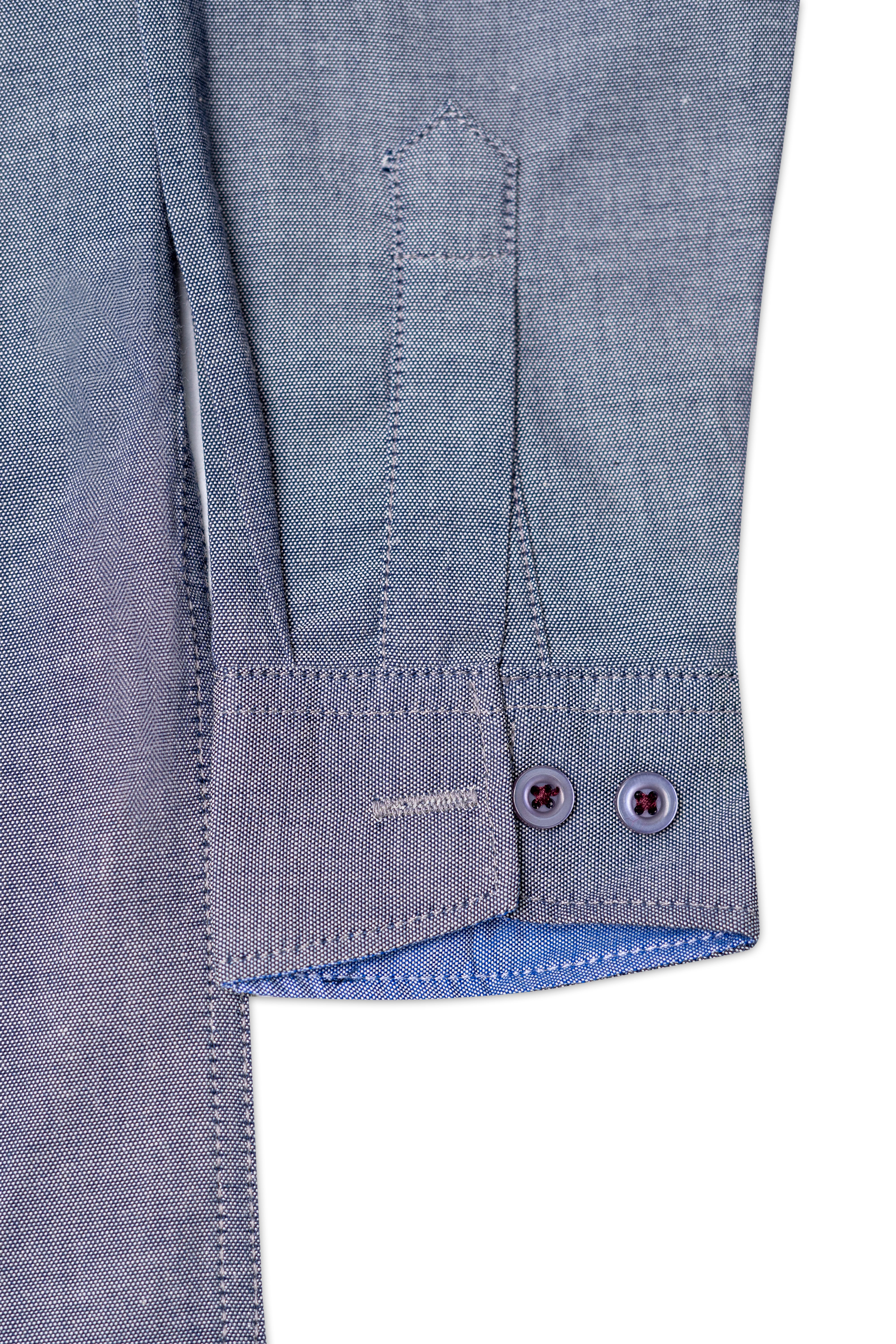 Casual shirt Ban Coller Charcoal