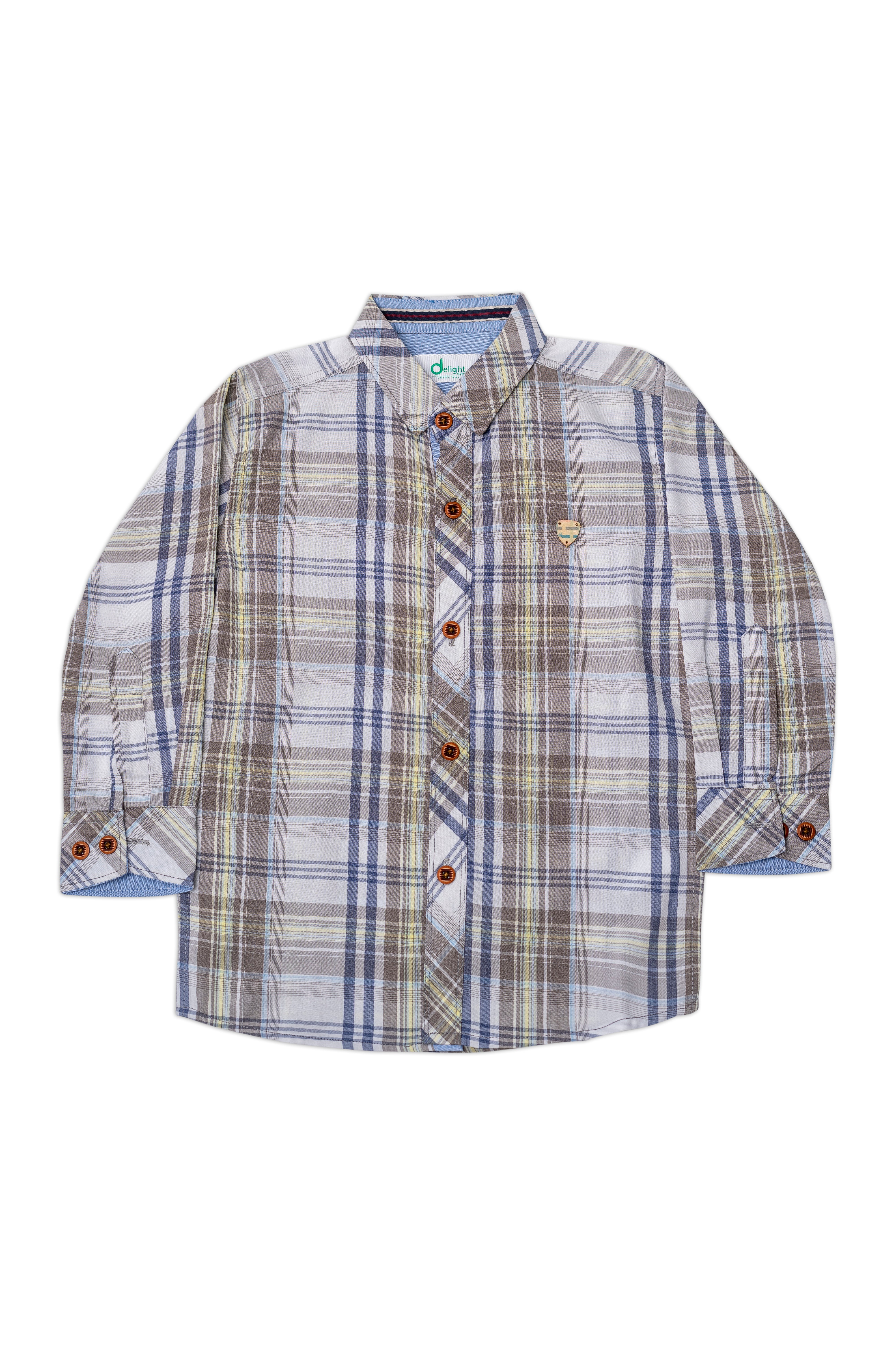 Casual Shirt Wood logo White