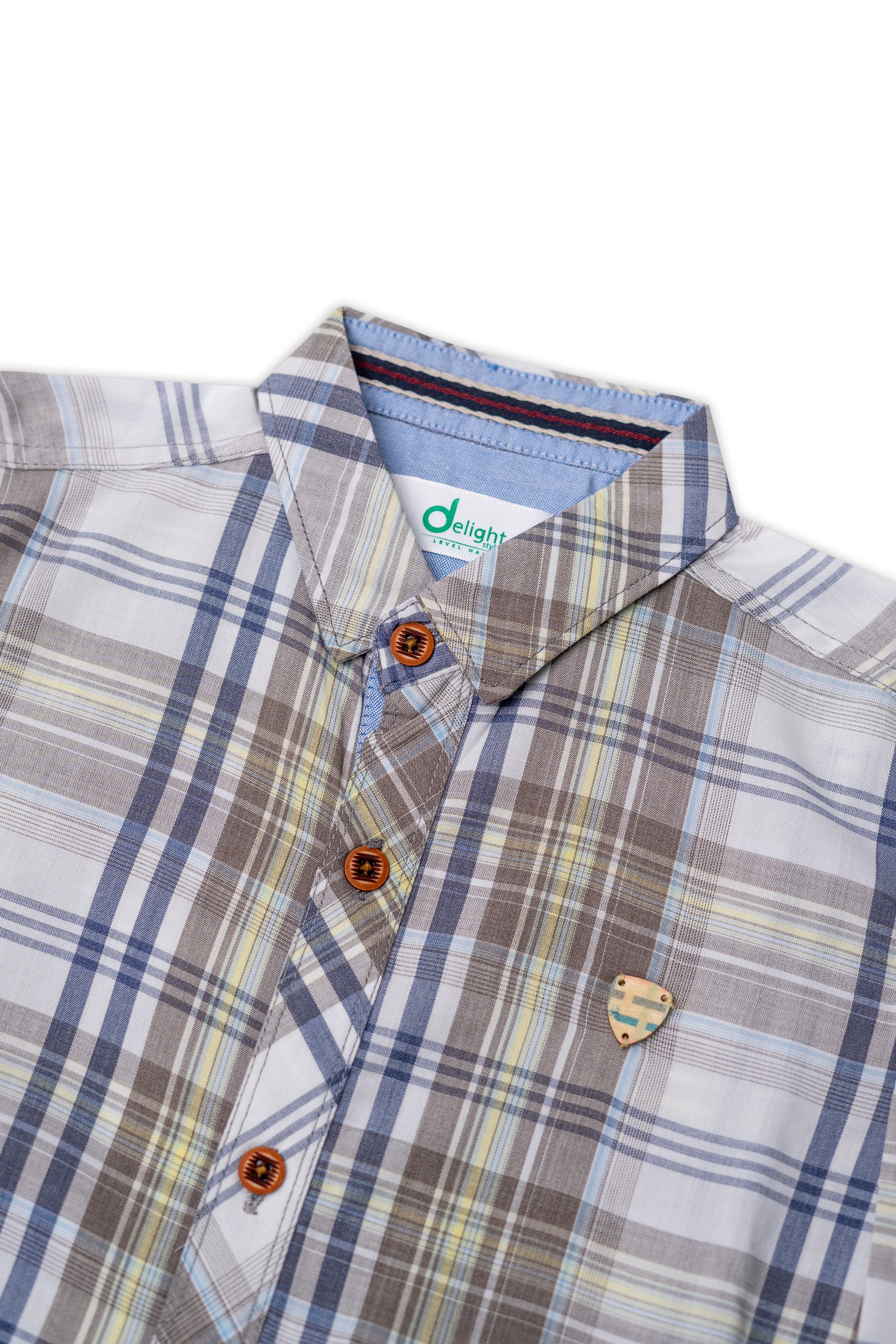 Casual Shirt Wood logo White