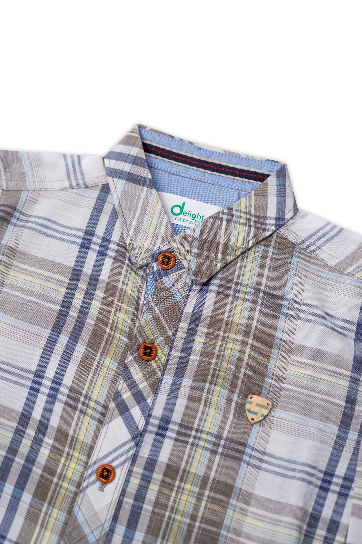 Casual Shirt Wood logo White