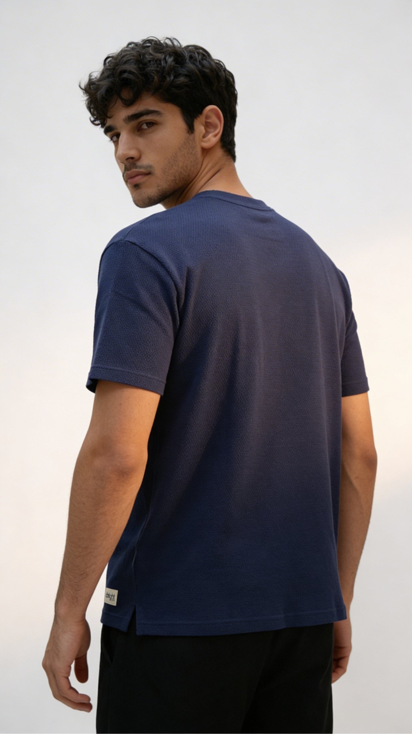 Harbor Slate Boxy Pocket Tee