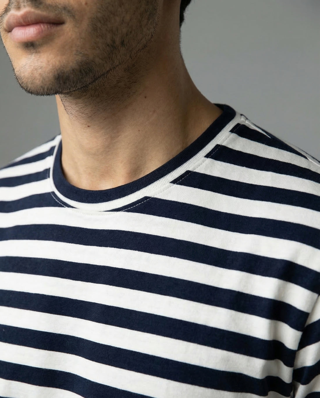 Nova Stripe Drop Shoulder Tee