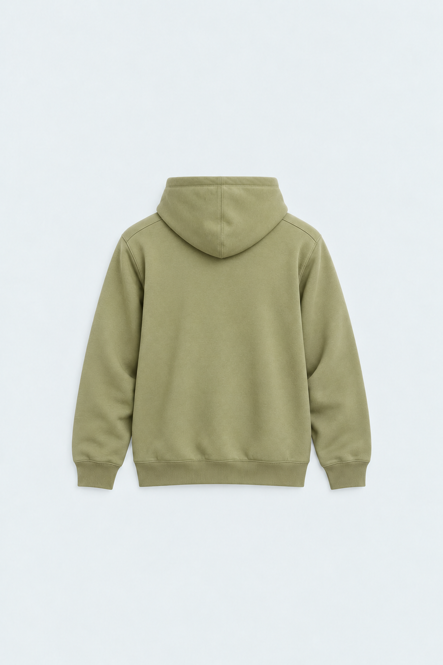 Men Hoodie Olive Color With Screen Printing