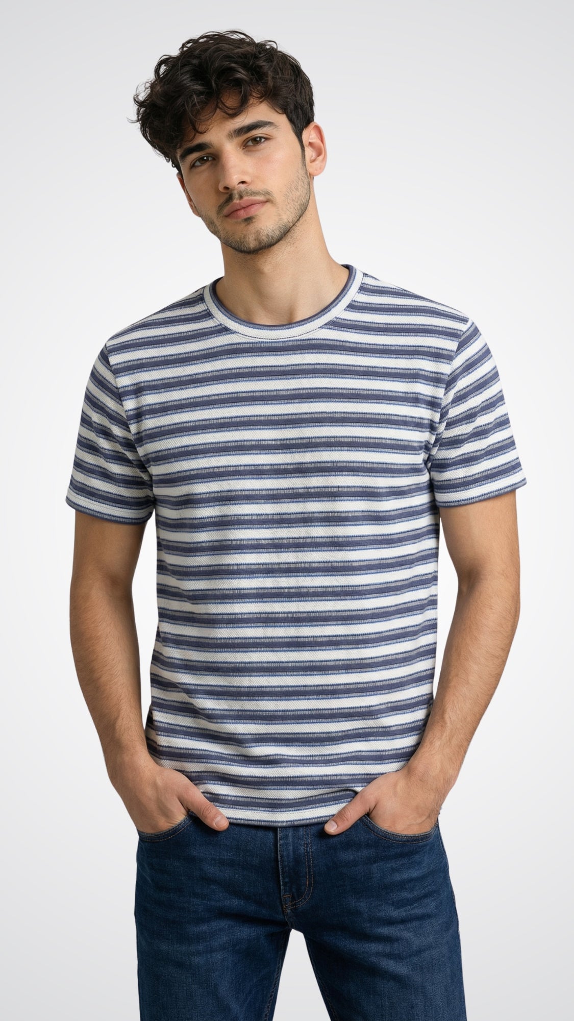 Urban Texture Stripe Tee