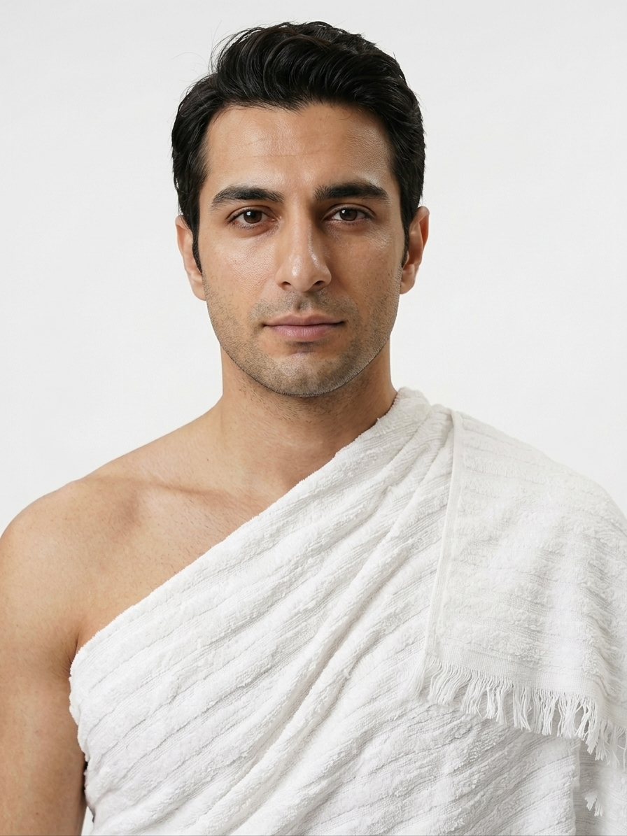 Terry fabric antibacterial treated Ihram