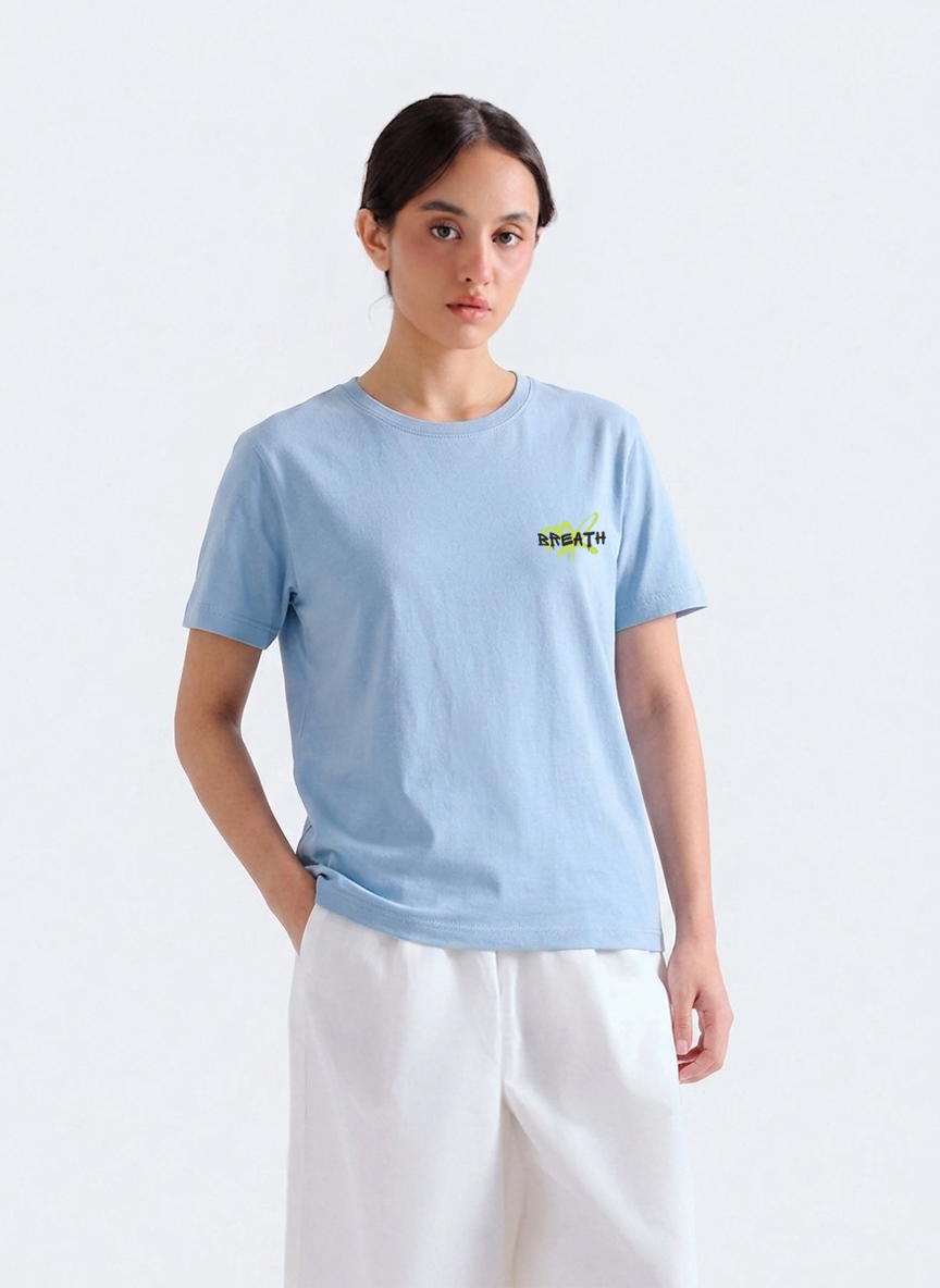 WOMEN T-SHIRT PRINTED
