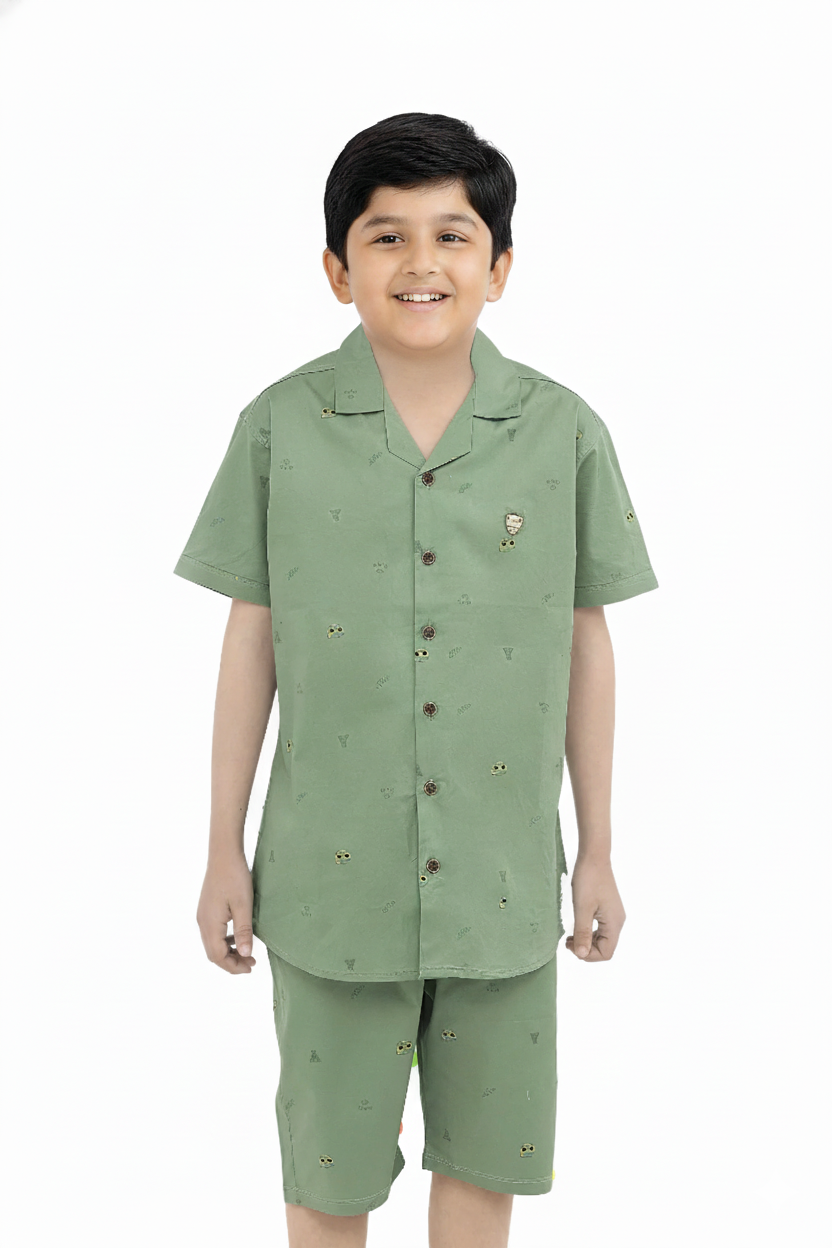 Boys Resort Collar Set