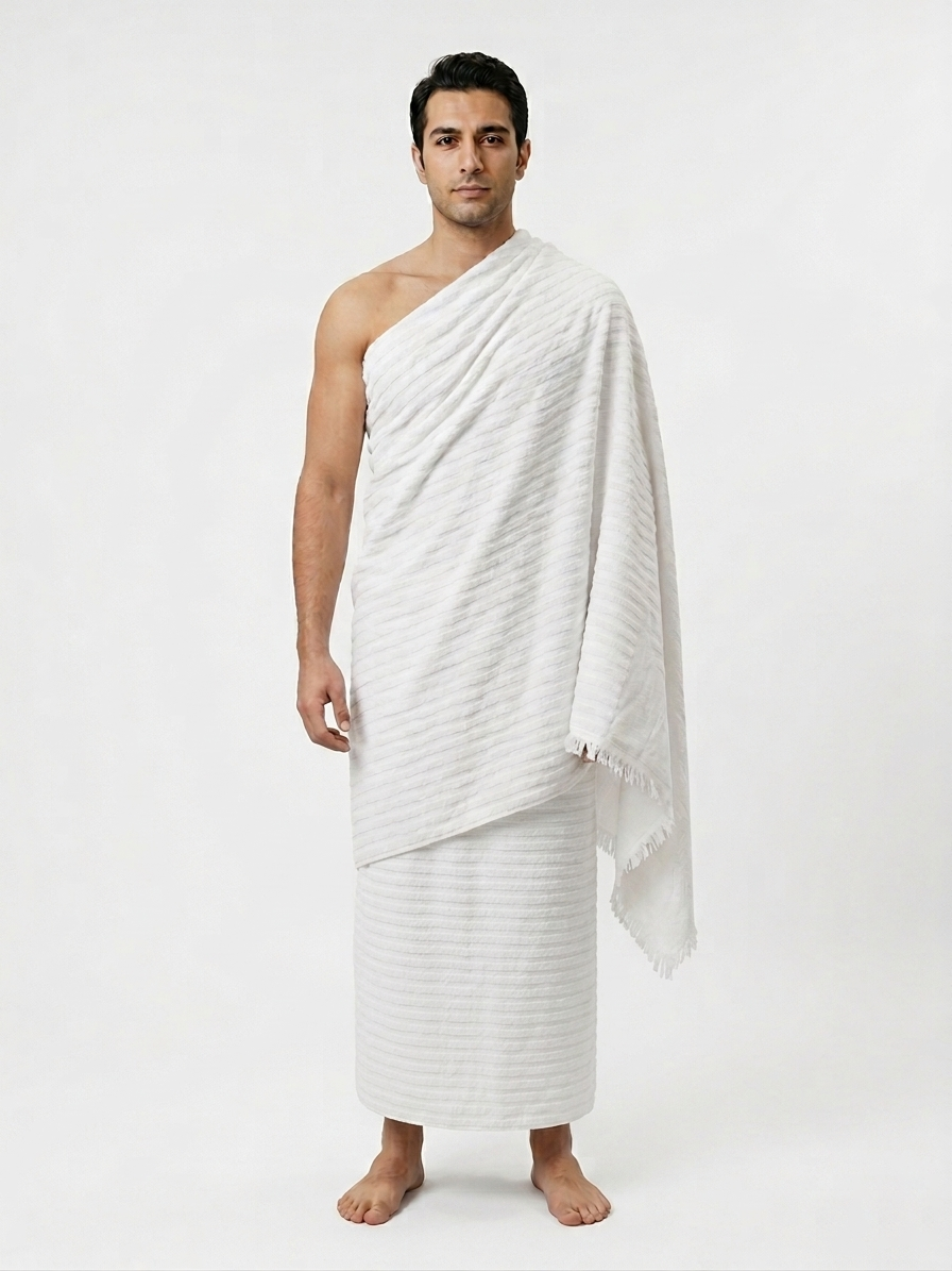 Terry fabric antibacterial treated Ihram