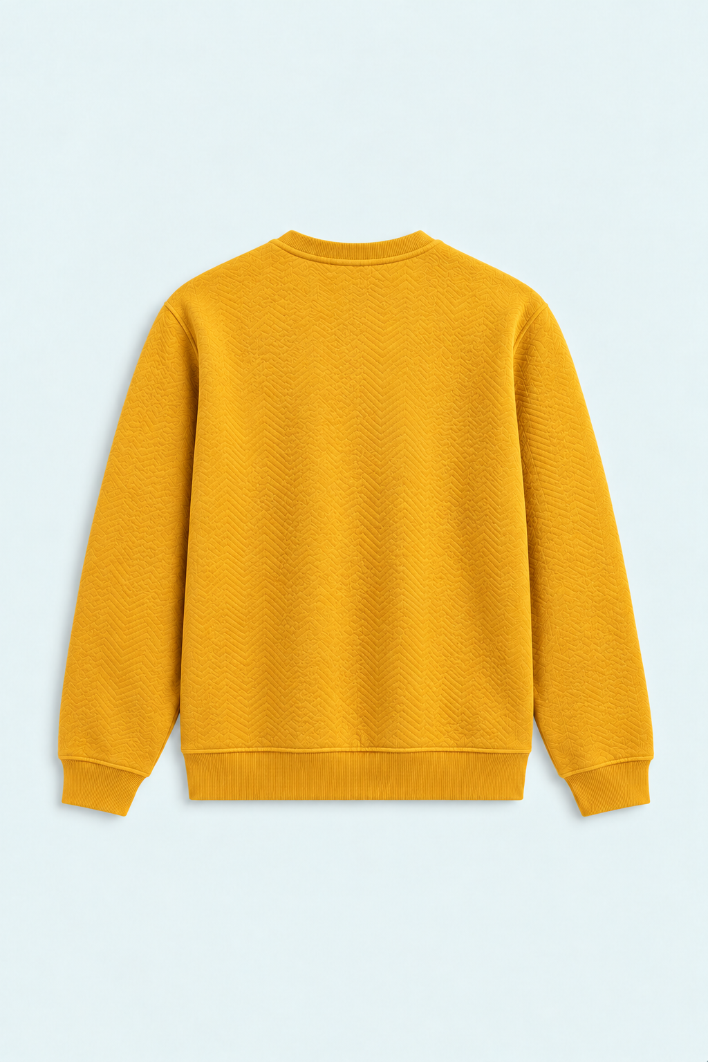 Jacquard Herringbone Sweat Shirt Men