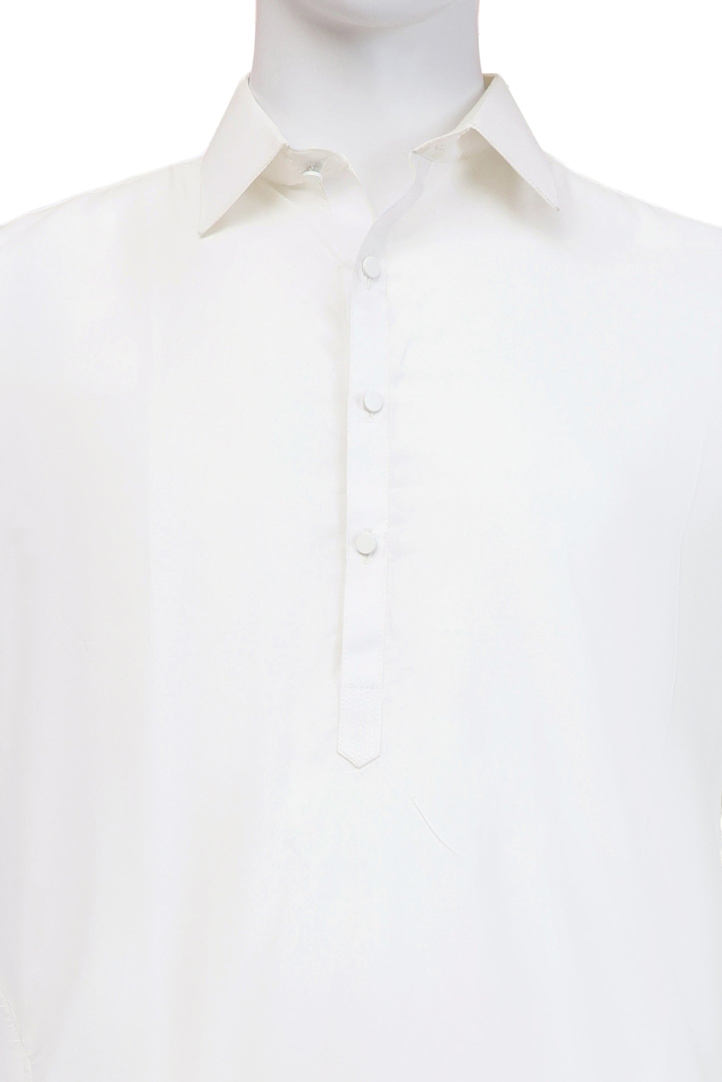 Off White Classic Wash & Wear Kameez Shalwar