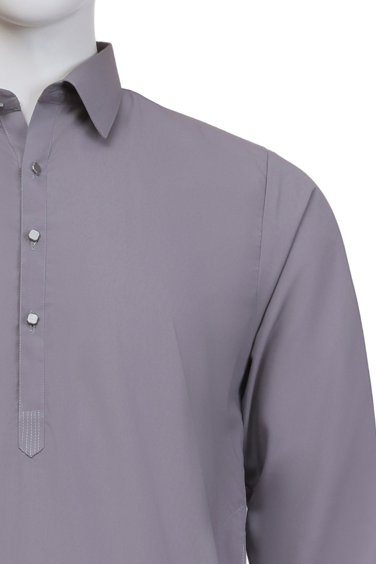 Ash Grey Signature Kameez Shalwar
